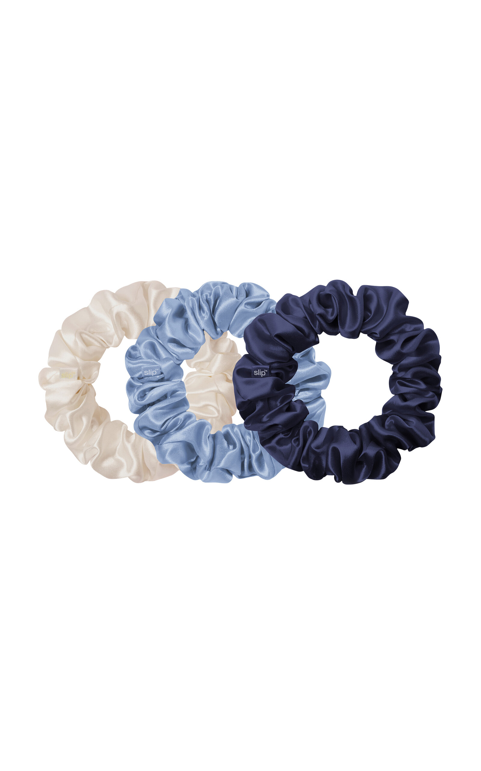 Slip Set-of-Three Large Silk Scrunchies