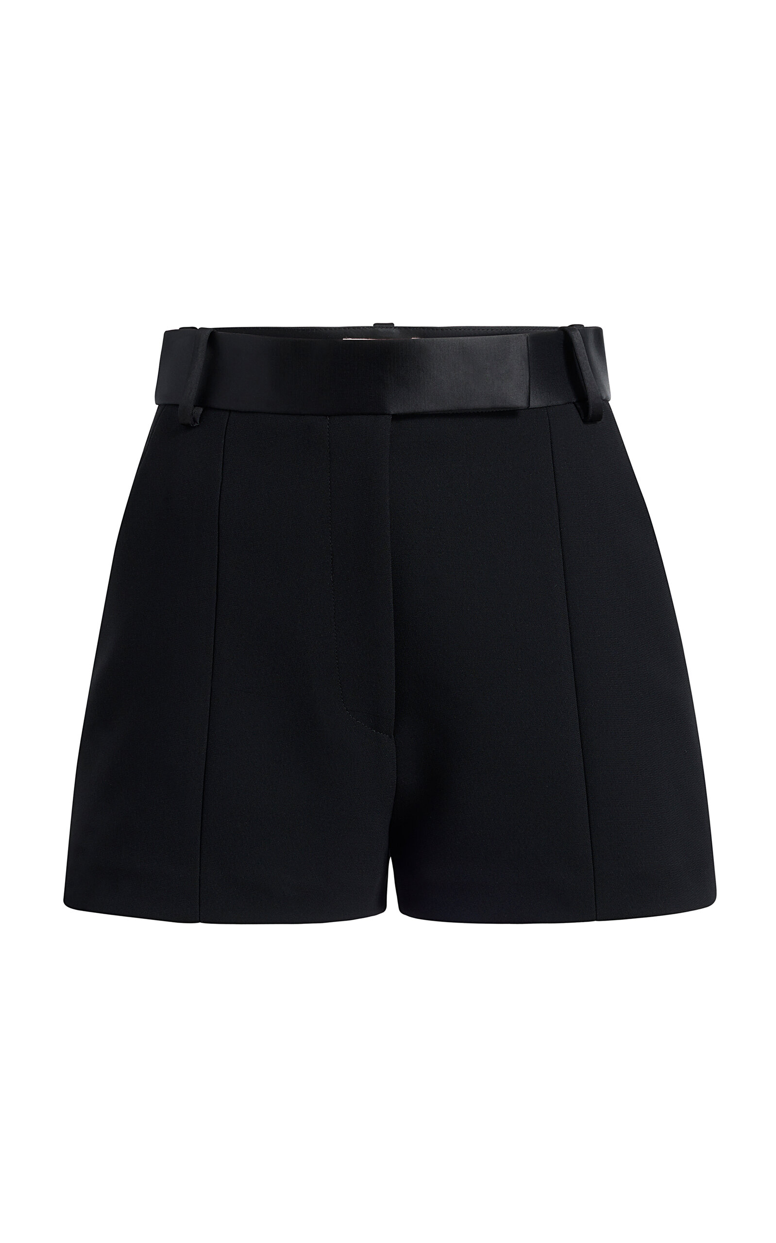 Khaite Cullen Crepe Shorts - Black