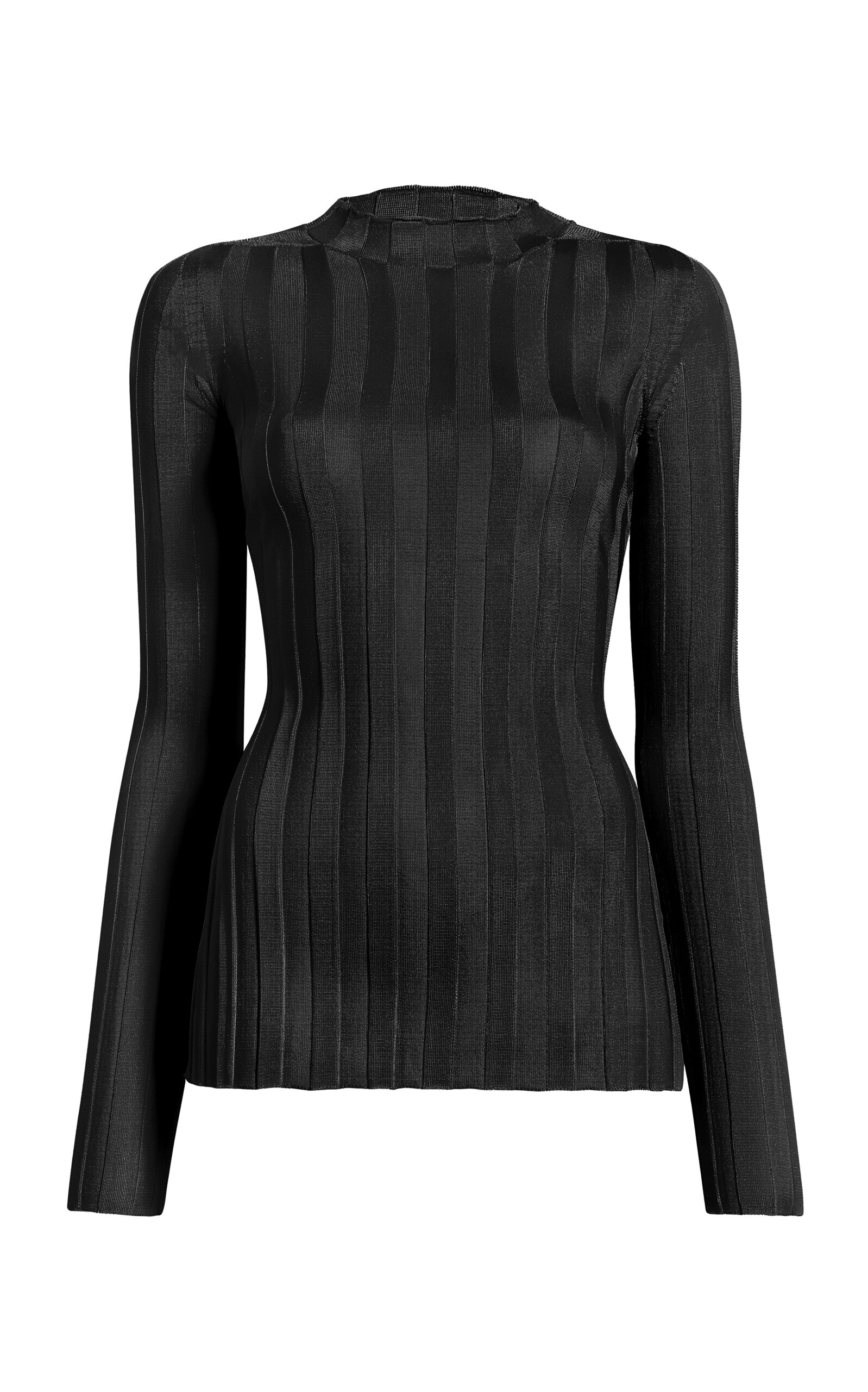 Khaite Cosette Ribbed-Knit Top