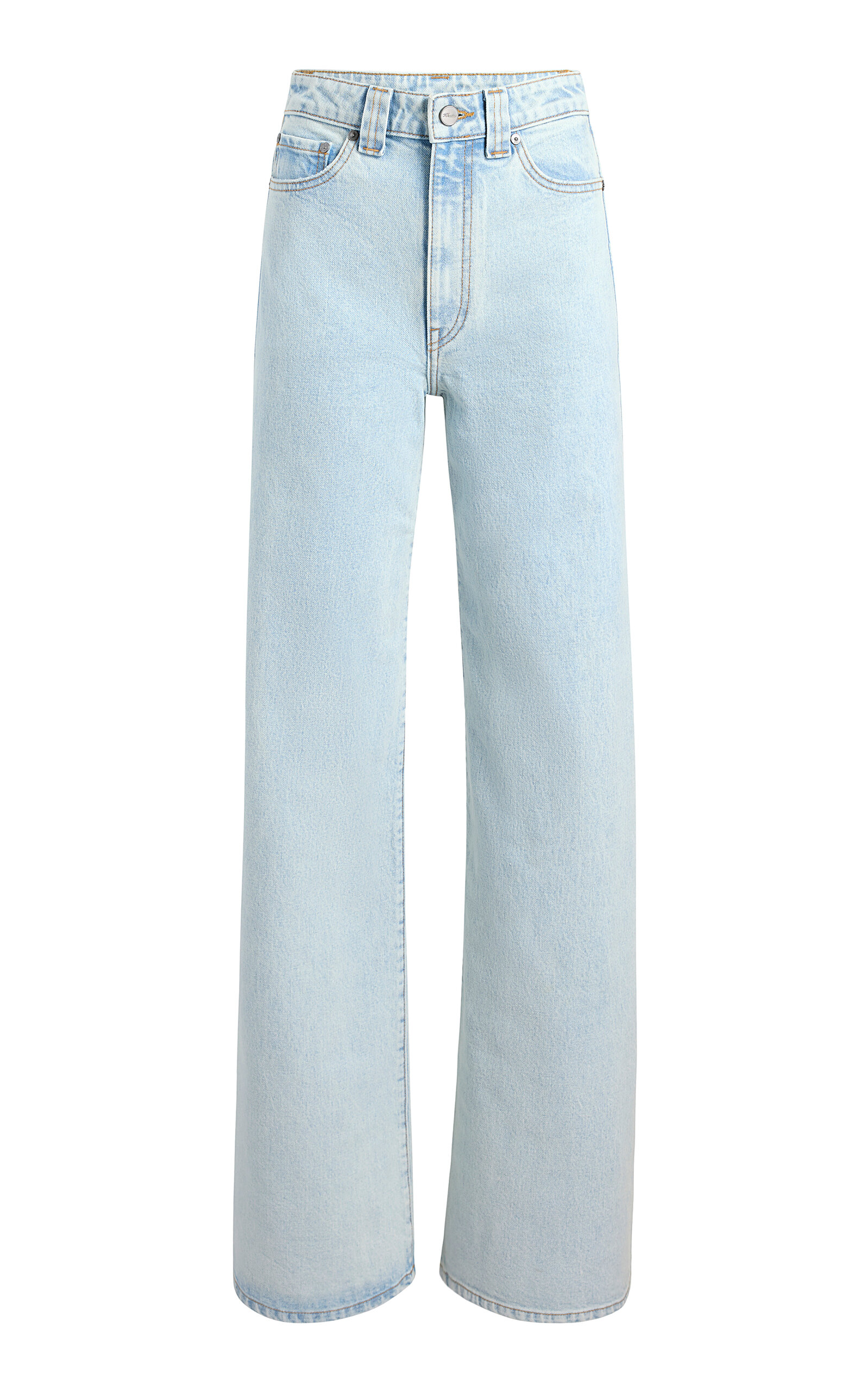 Khaite Dane High-Rise Flared Jeans - Light Wash
