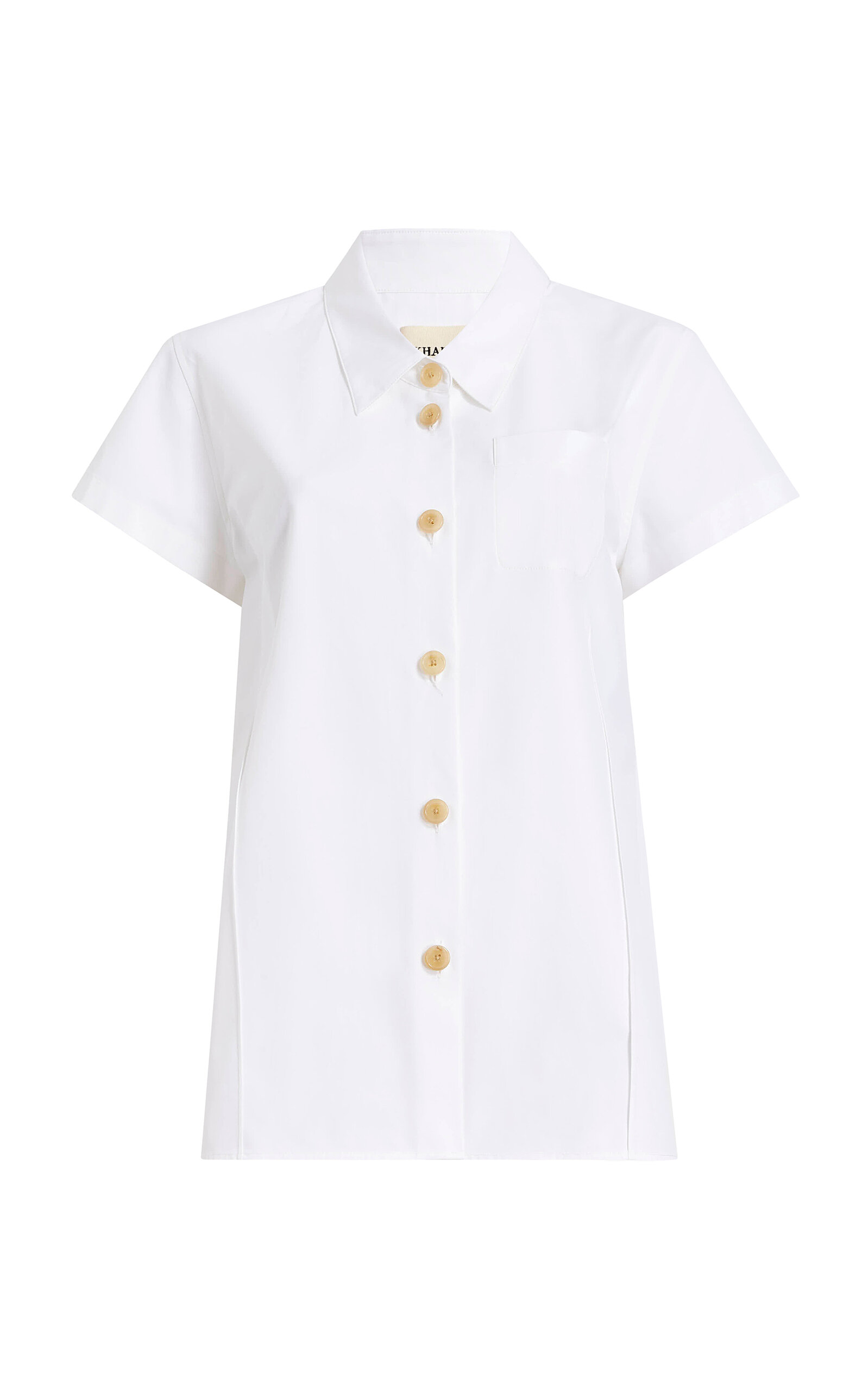 Khaite Keefe Cotton Poplin Shirt