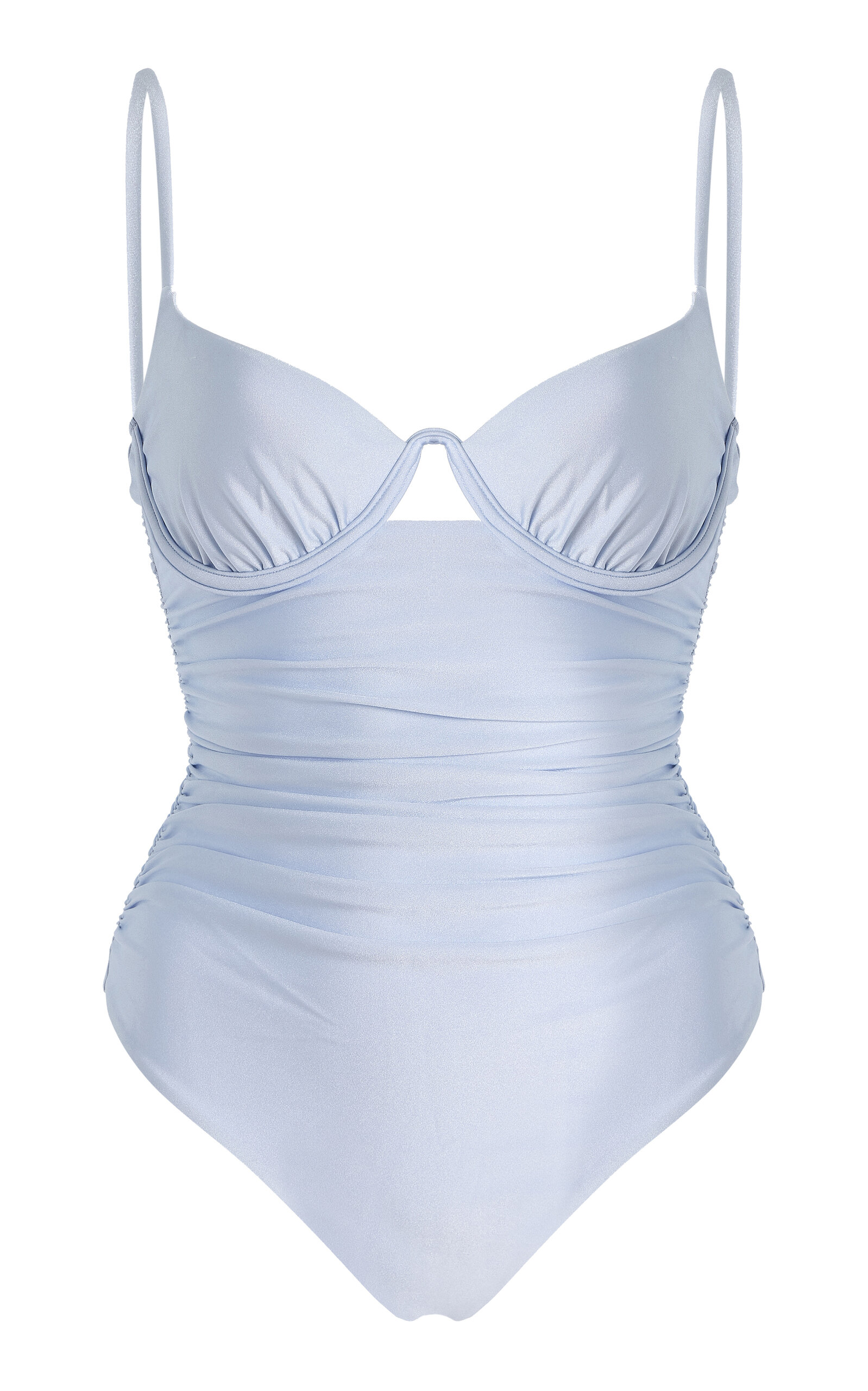 SIMKHAI Lanie Ruched One-Piece Swimsuit - Women's Clothing