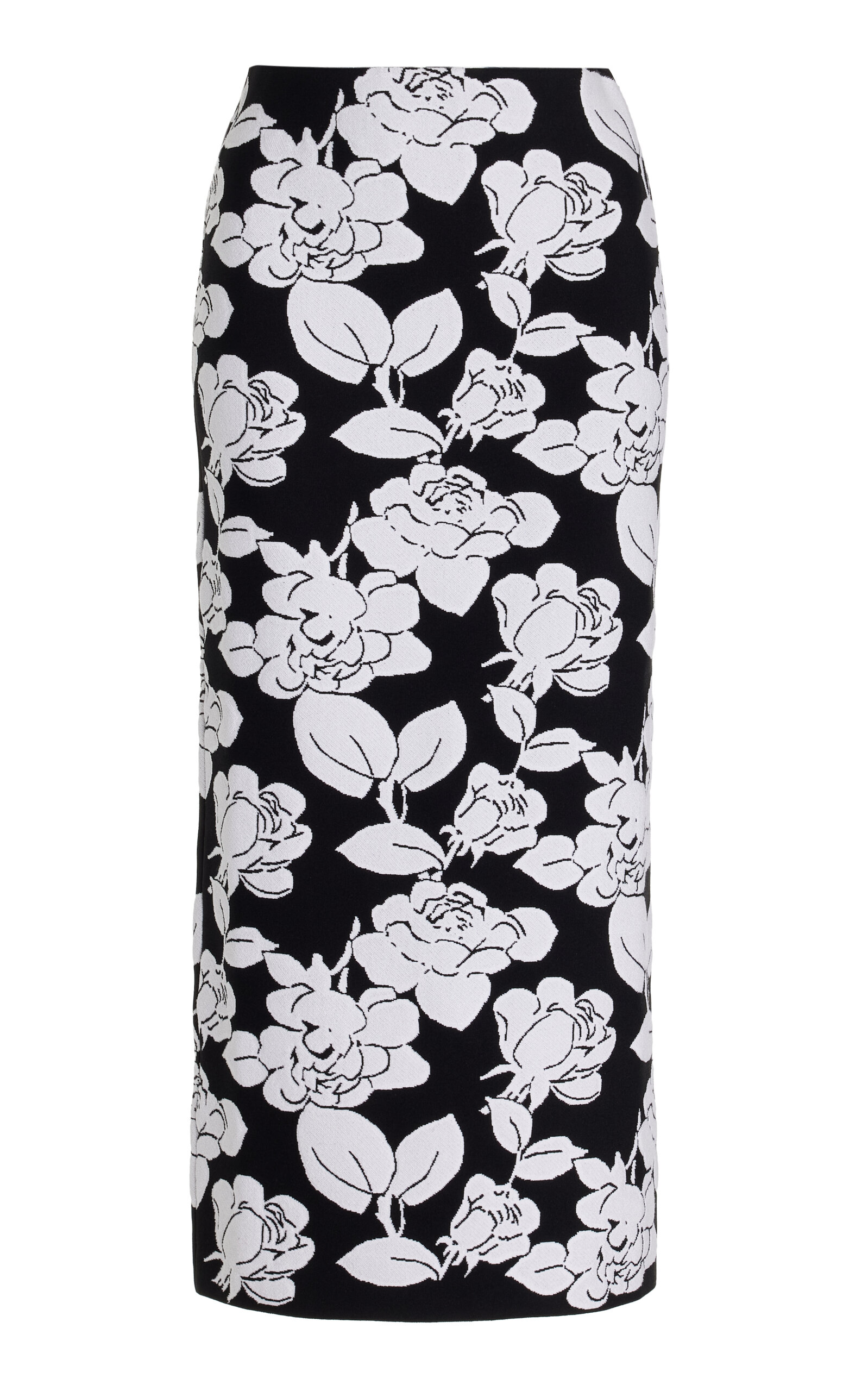 Knit Midi Pencil Skirt
