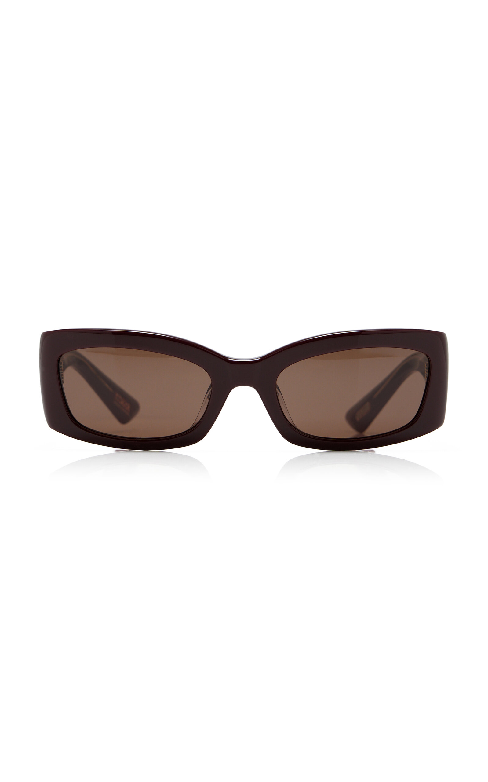 x Oliver Peoples Rectangle-Frame Acetate Sunglasses