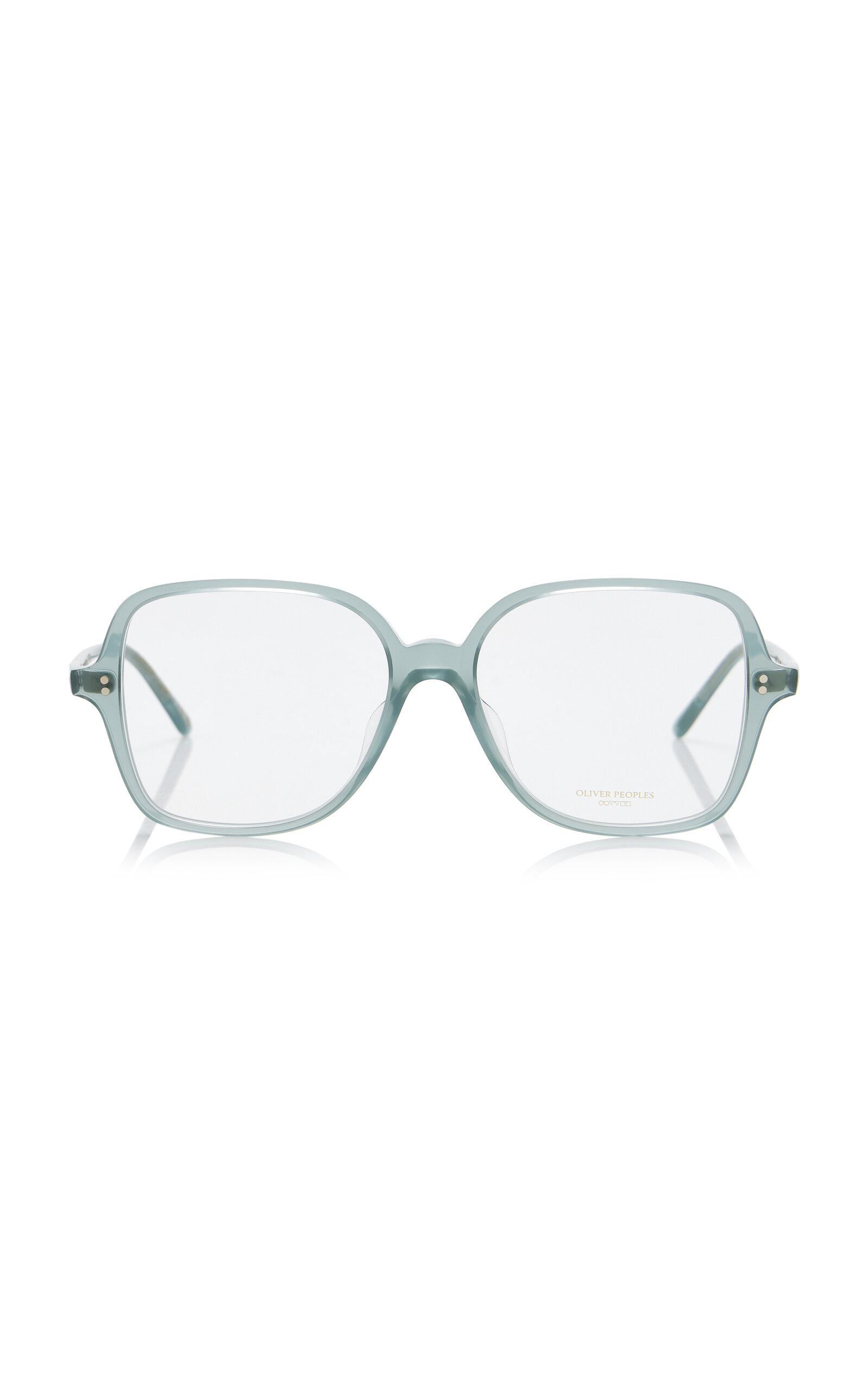 Oliver Peoples Cordina Square-frame Acetate Glasses In Blue