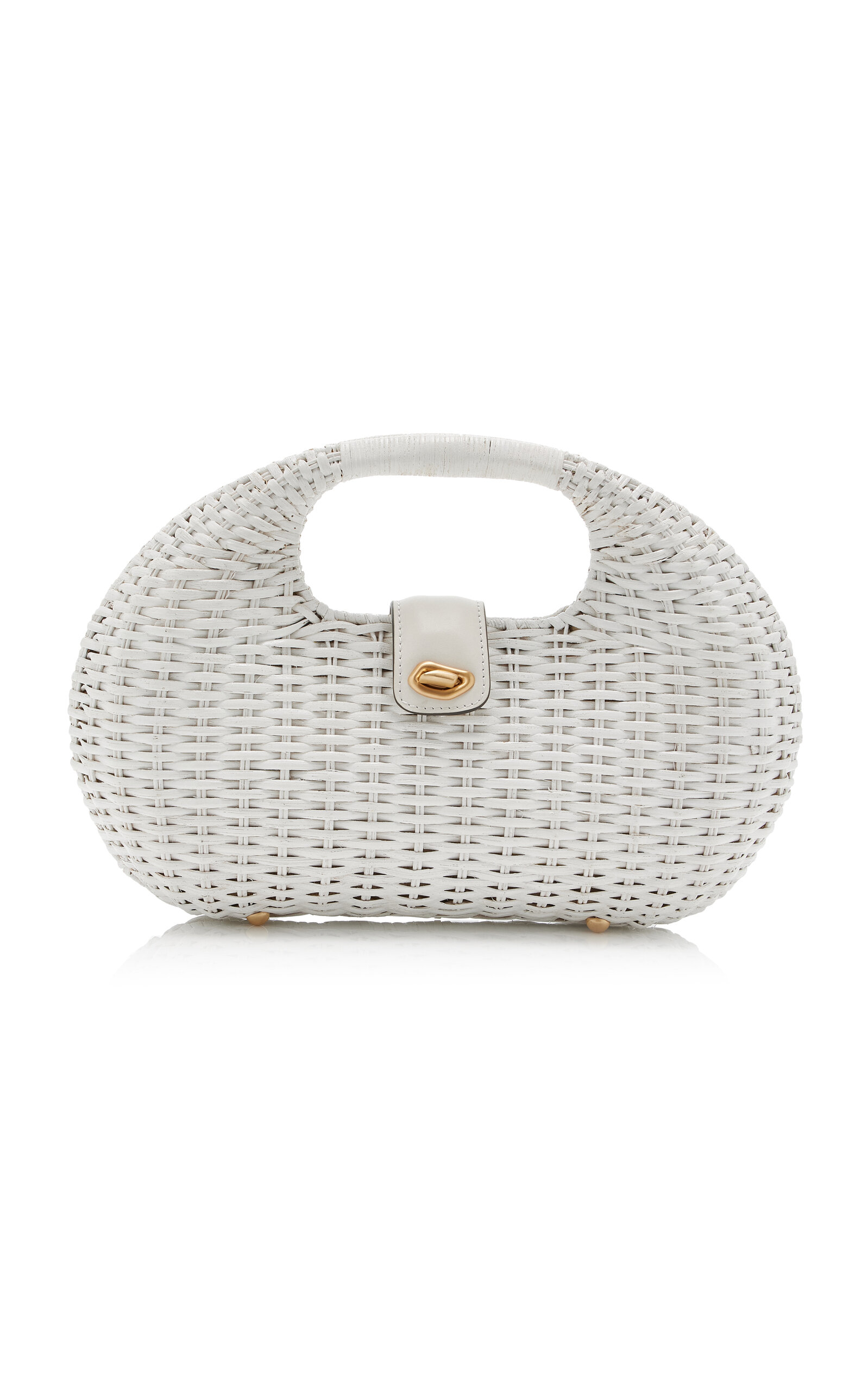 Cult Gaia Lydia Wicker Bag