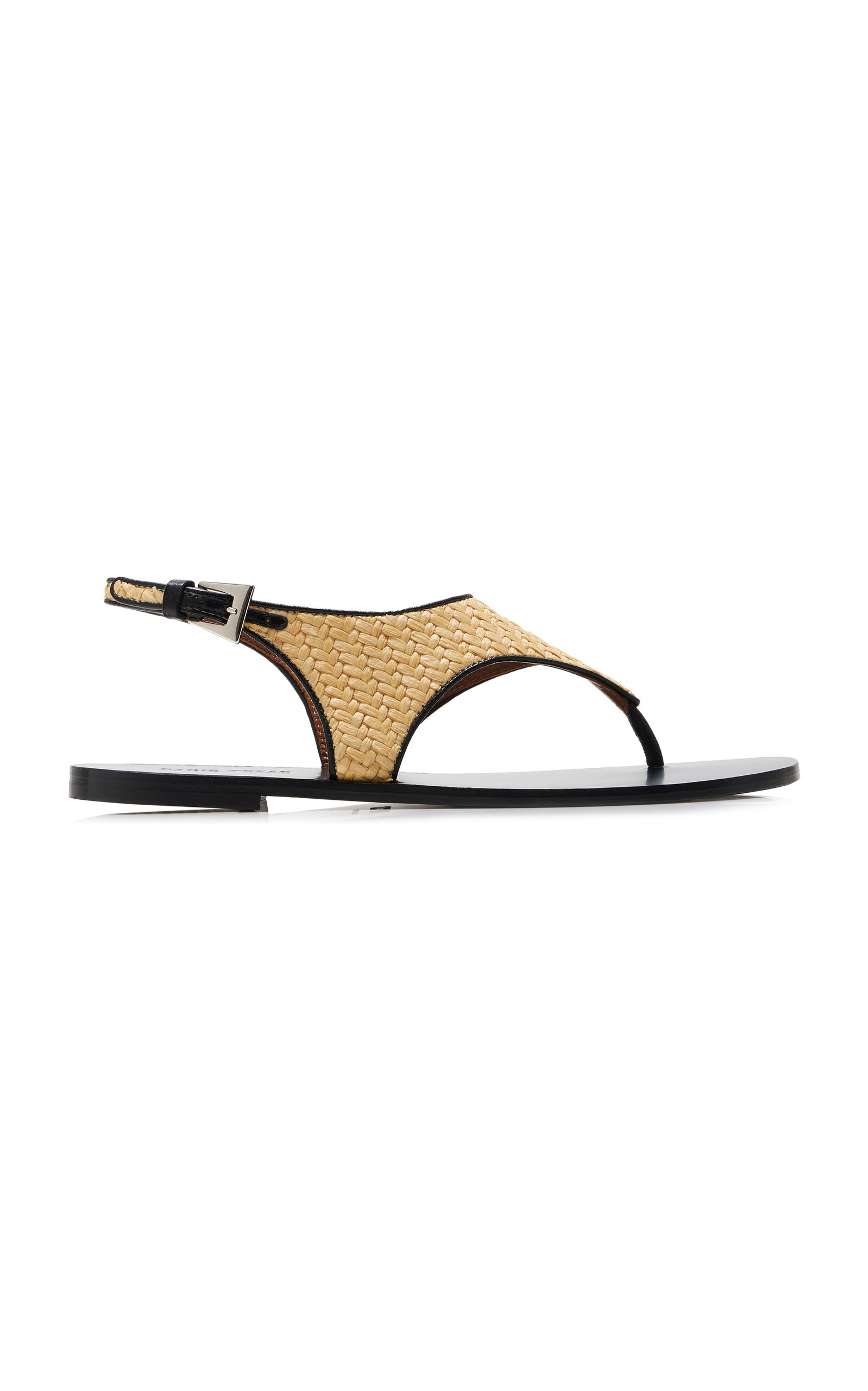 Paris Texas Amalfi Raffia Sandals - Neutral