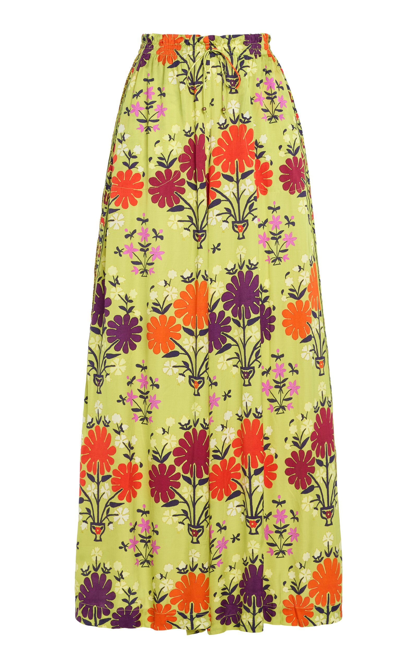 BOTEH Eden Printed Twill Wide-Leg Pant - Women's Bags