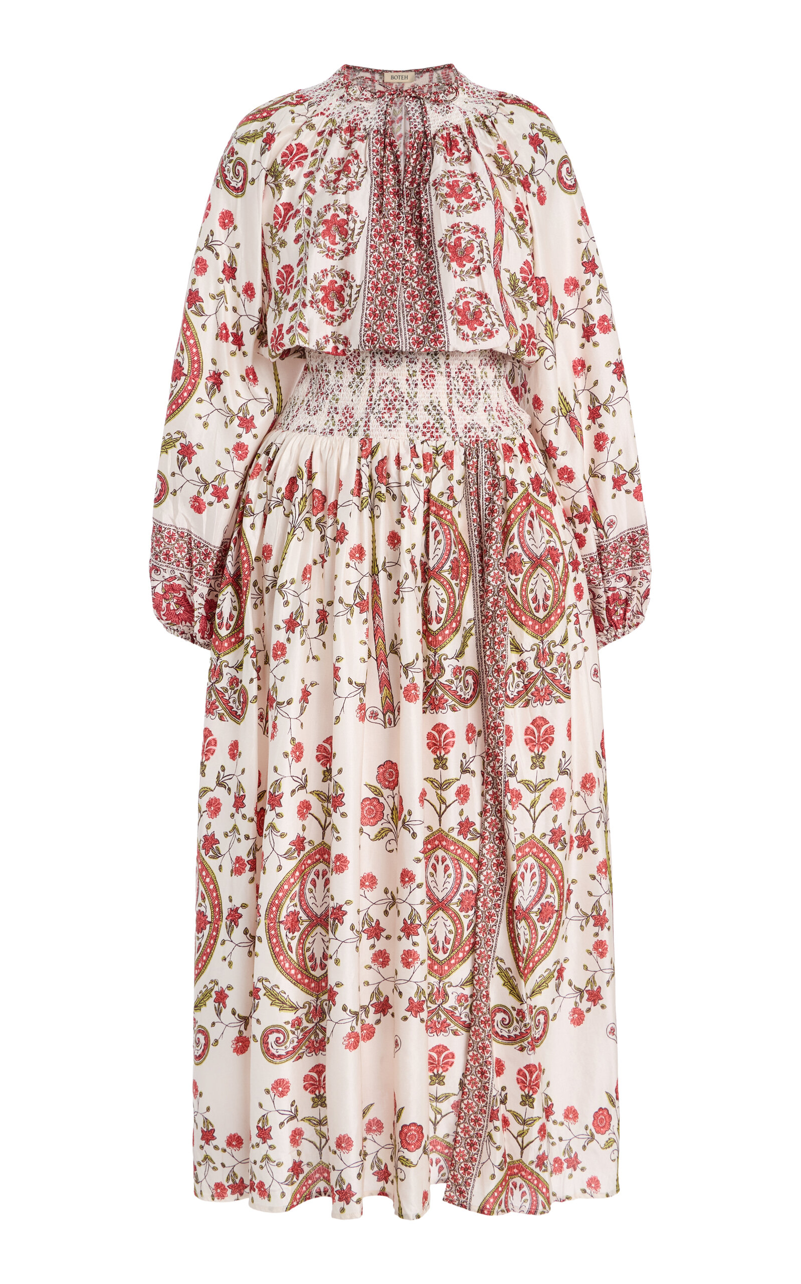 BOTEH Ceres Shirred Maxi Dress