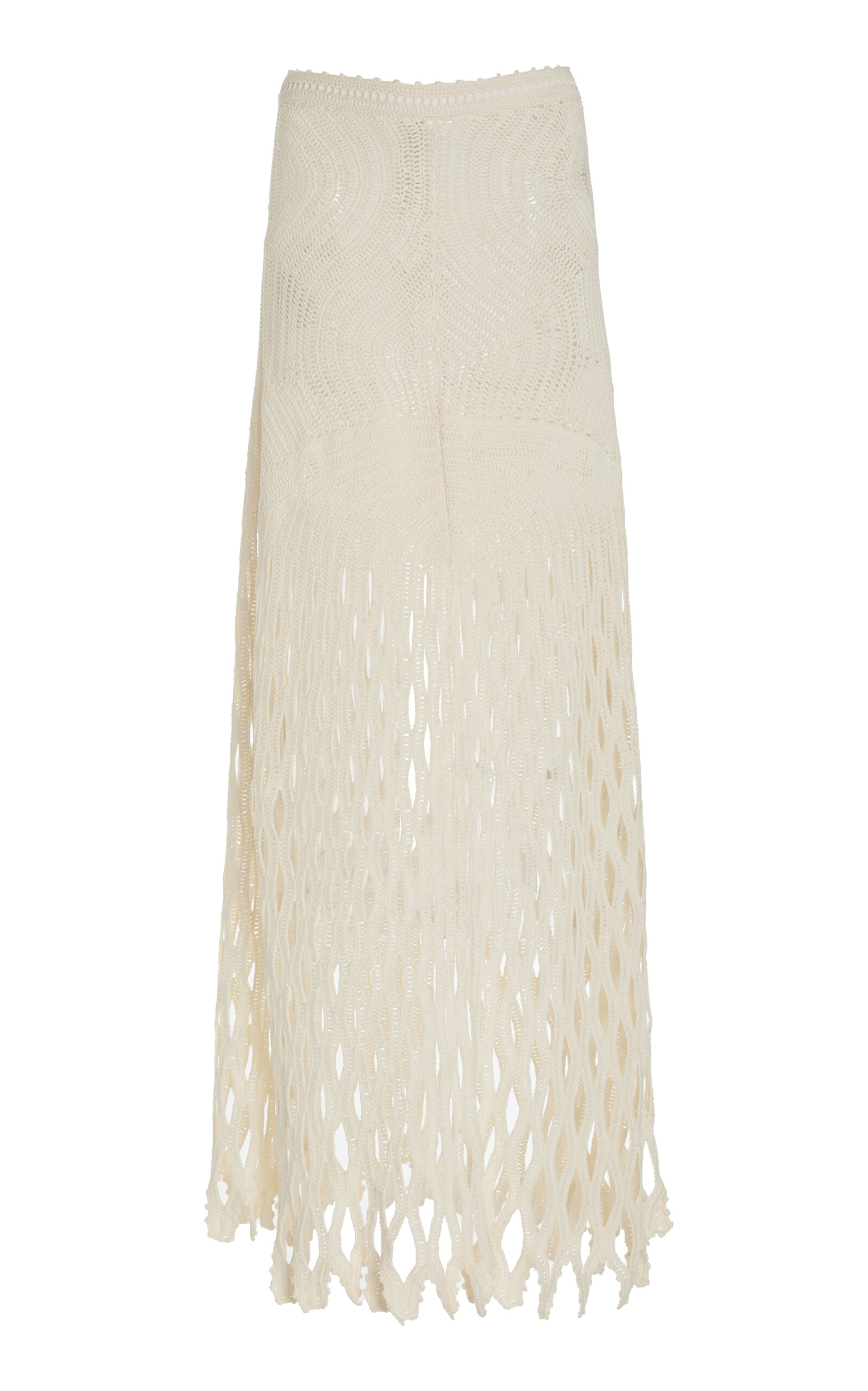 Ulla Johnson Kalista Crocheted Cotton Maxi Skirt