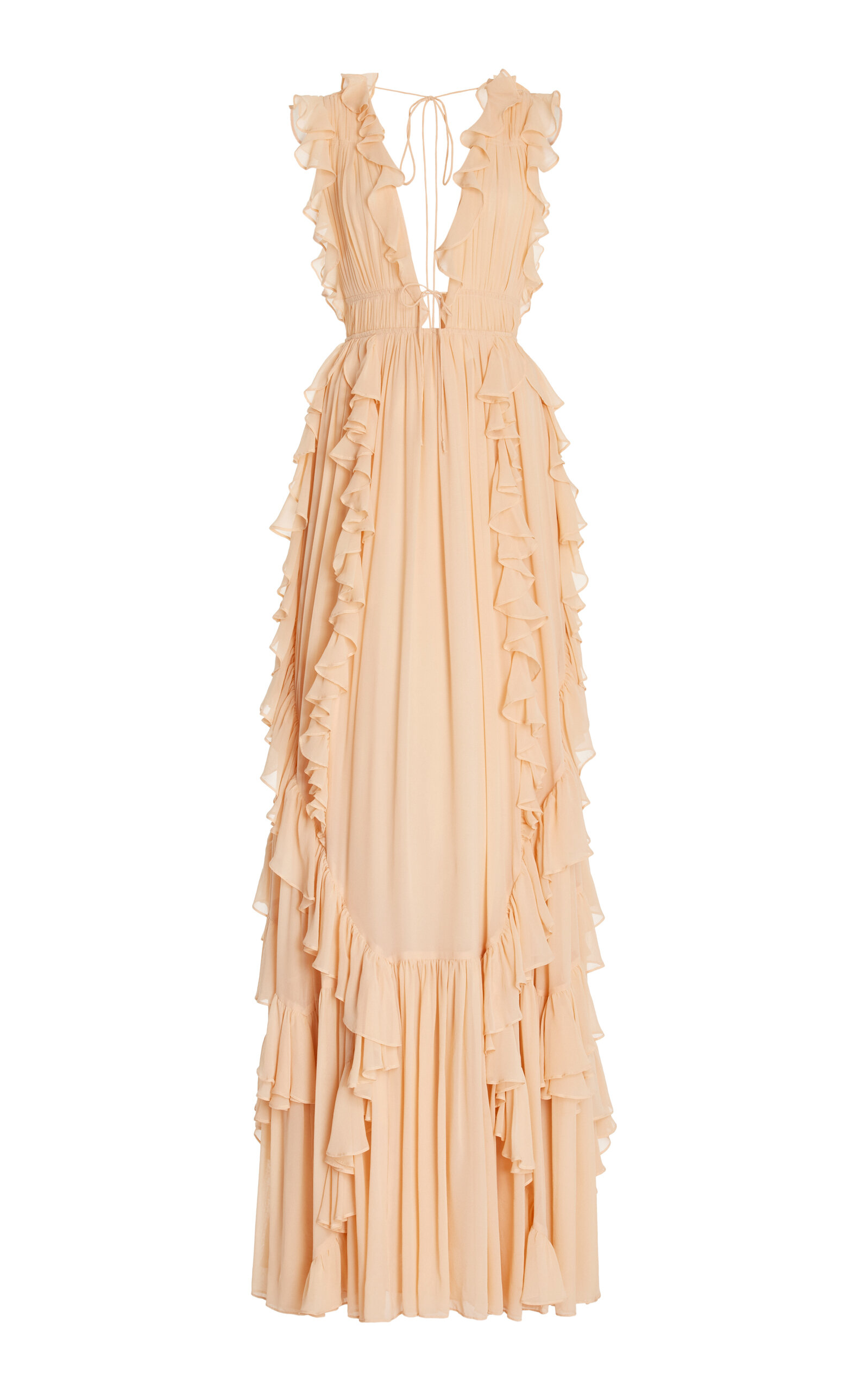 Ulla Johnson Florella Ruffled Silk Gown - Women's Clothing