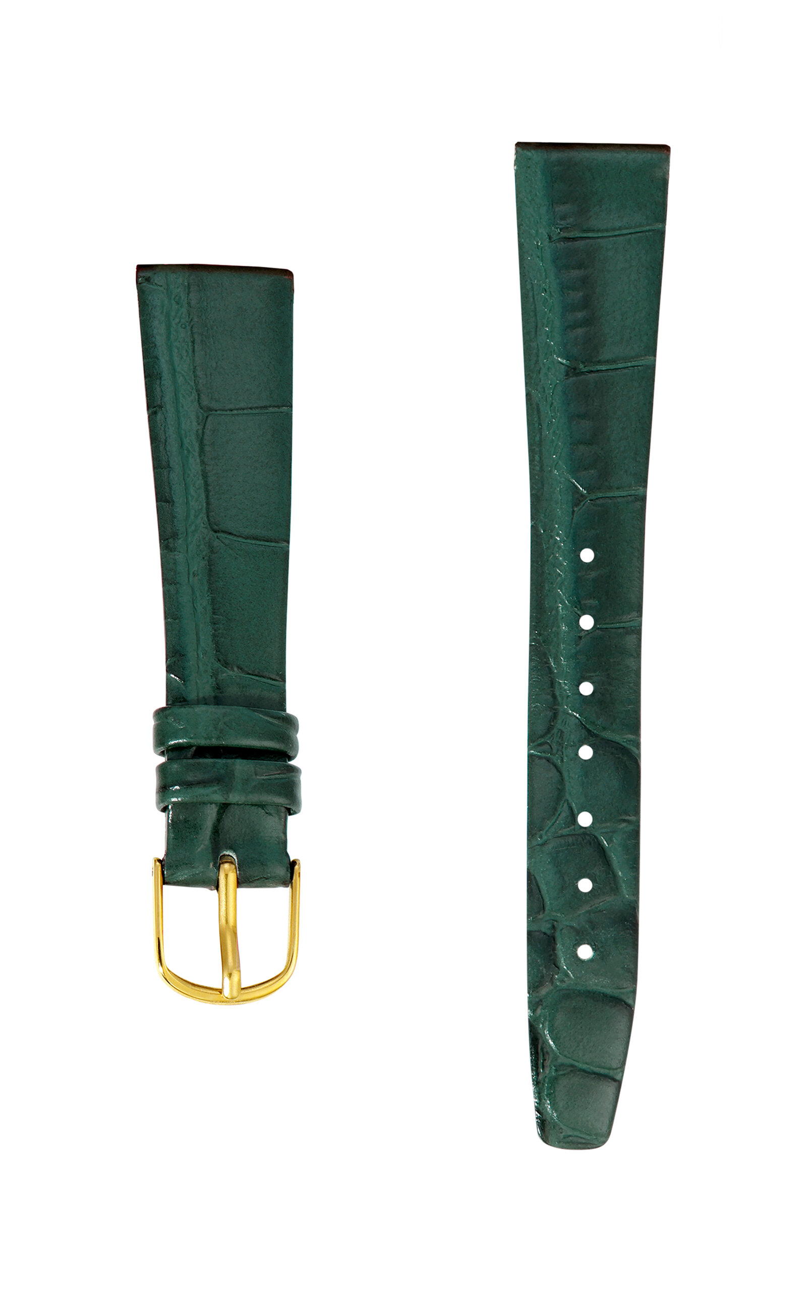 Heaven Mayhem Monroe Croc-Embossed Leather Watch Band - Green - OS