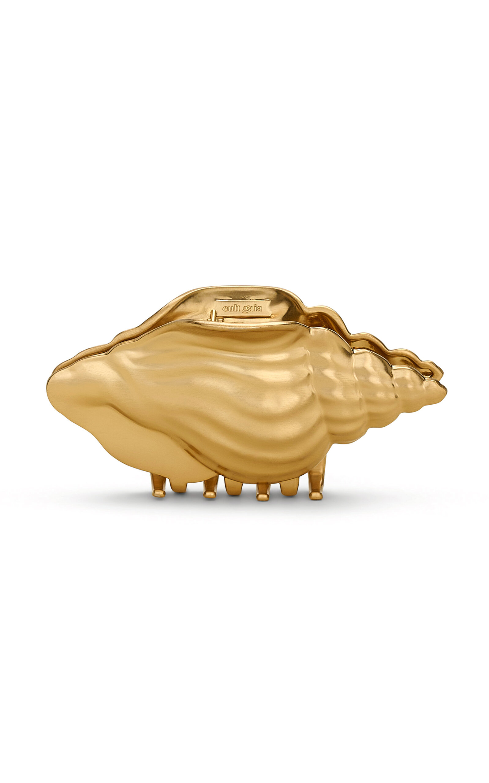 Cult Gaia Camilla Brass Hair Clip In Gold