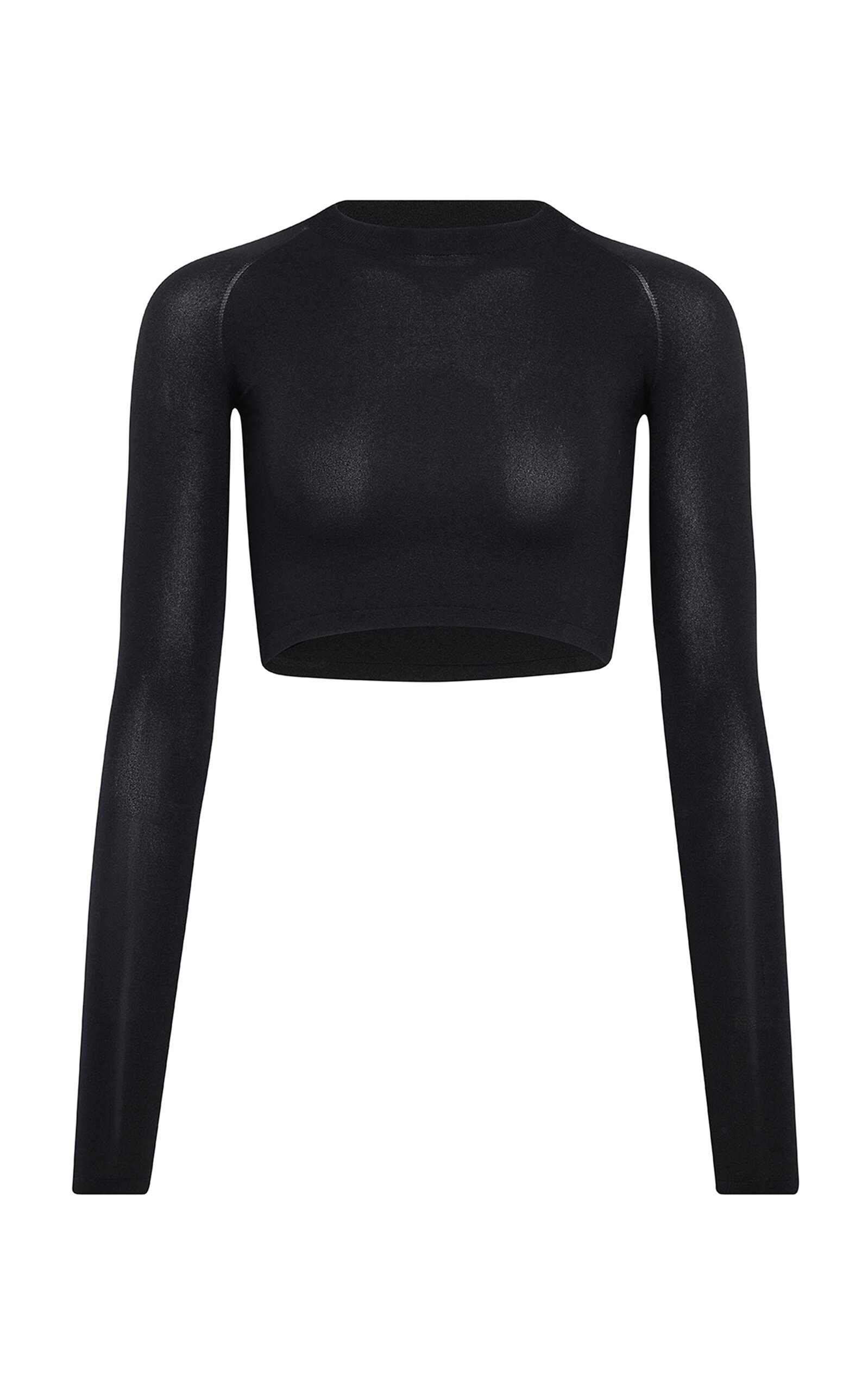Alaïa Alaia Womens Noir Alaia Slim-fit Cropped Wool-blend Cardigan In Black