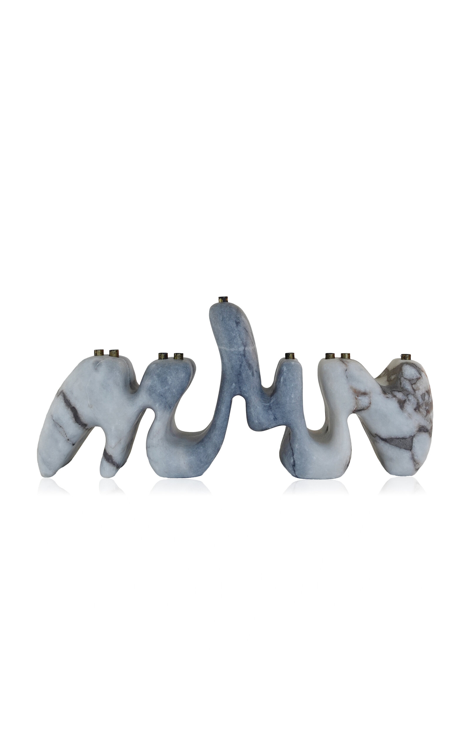 Hannah Polskin Menorah Sculpture - Blue
