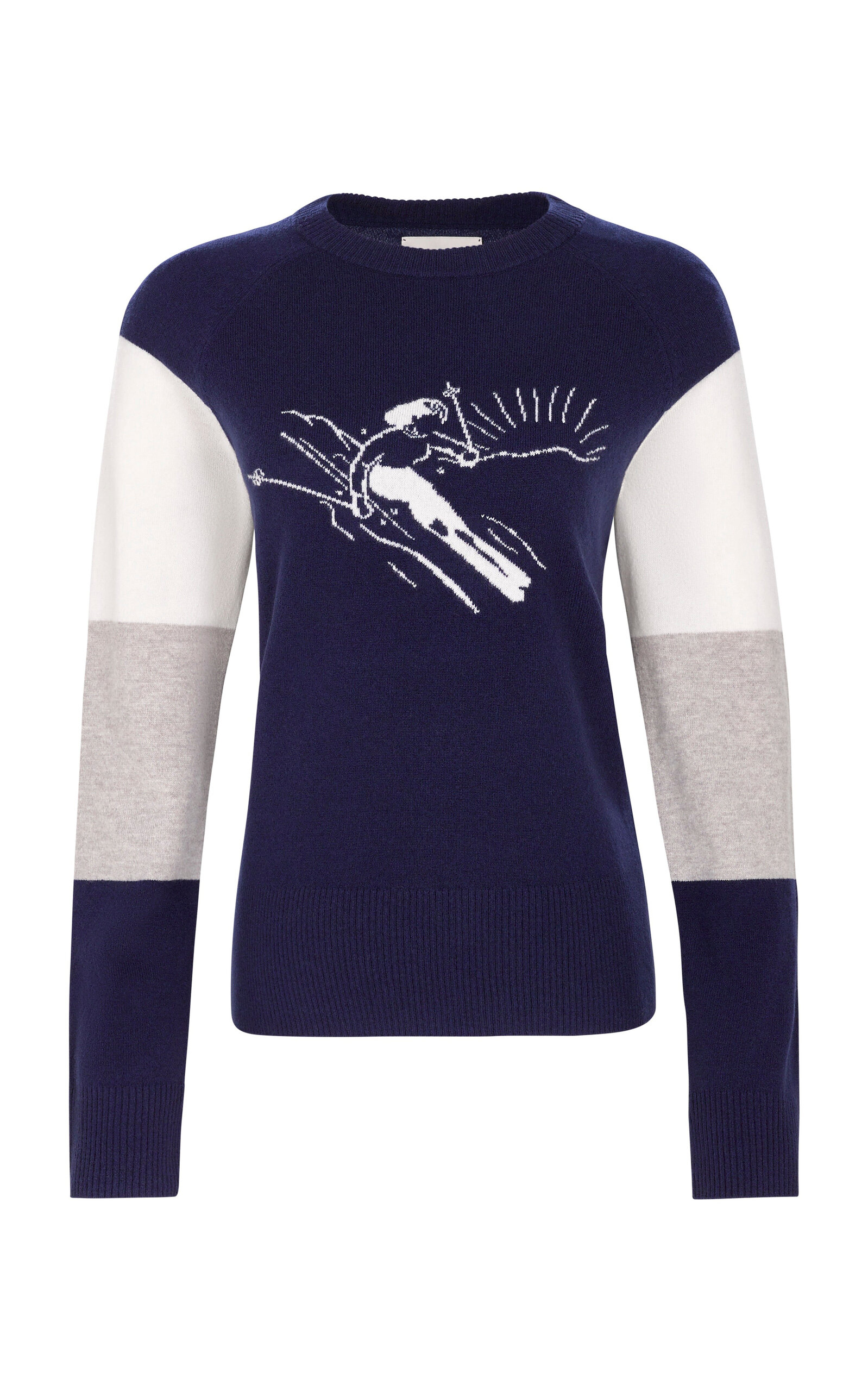 Alps & Meters Sun Valley Knit Wool-Cashmere Ski Top