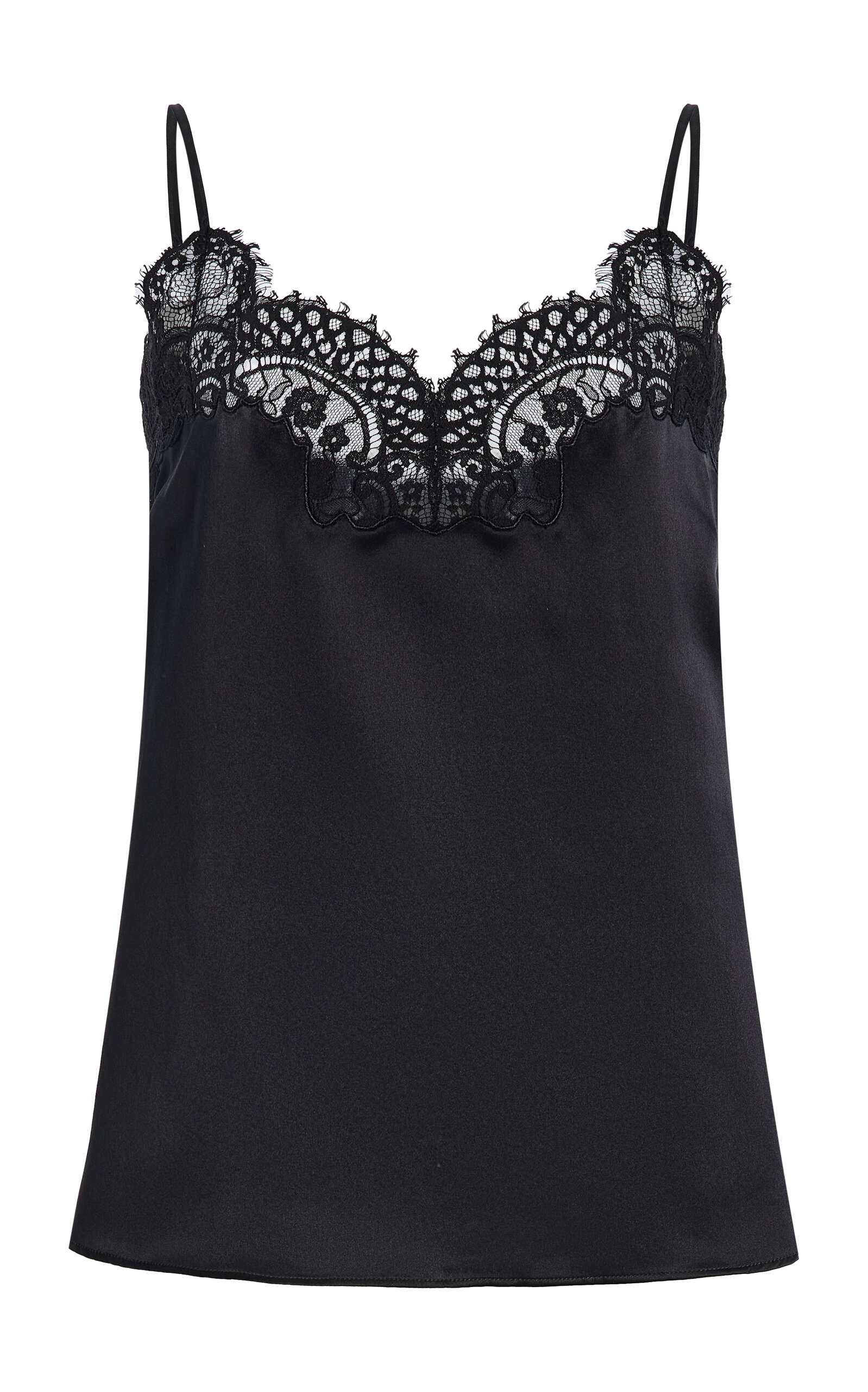 Co Lace Silk Satin Camisole