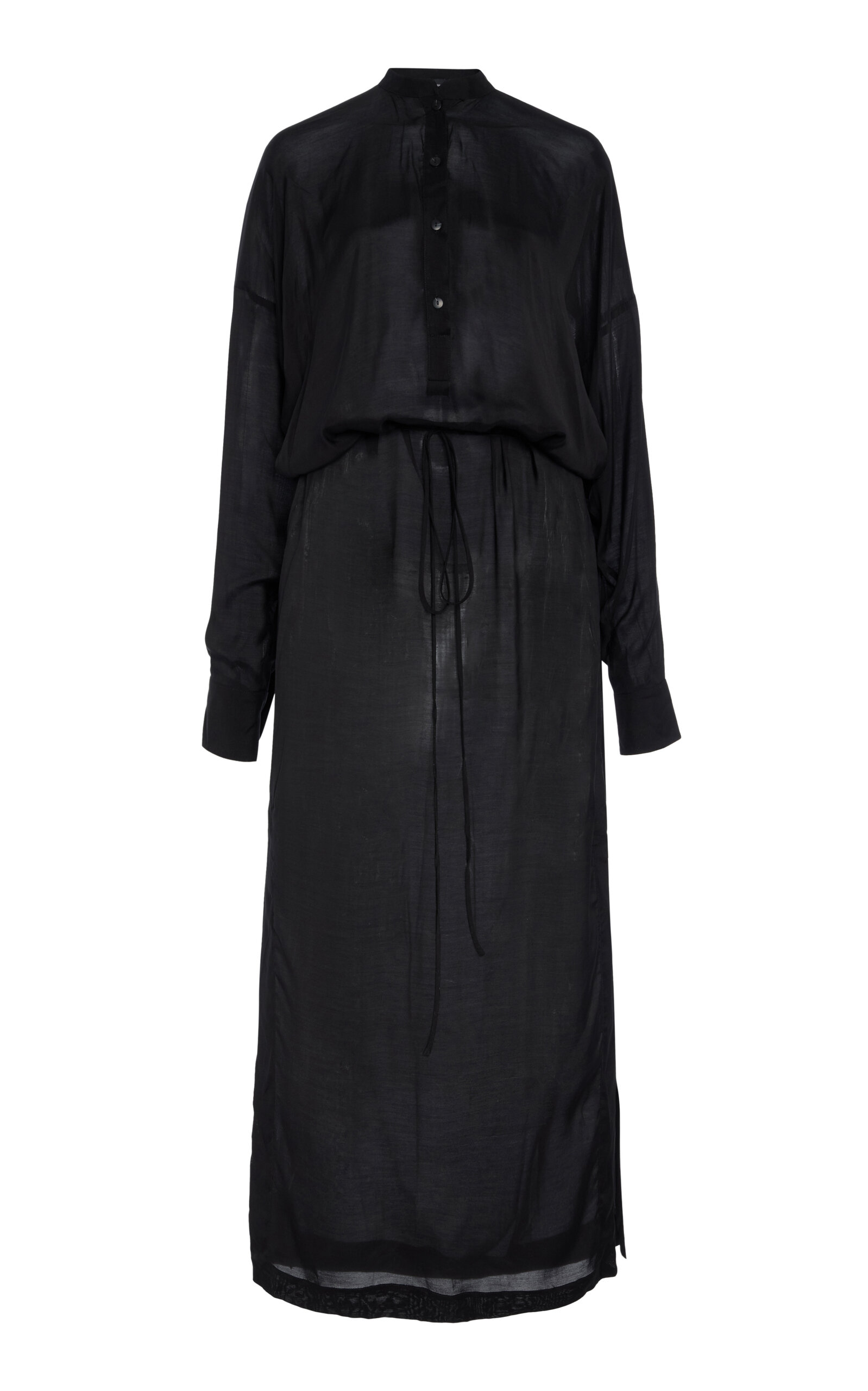 Bondi Born Cremona Gauze Maxi Dress In Black