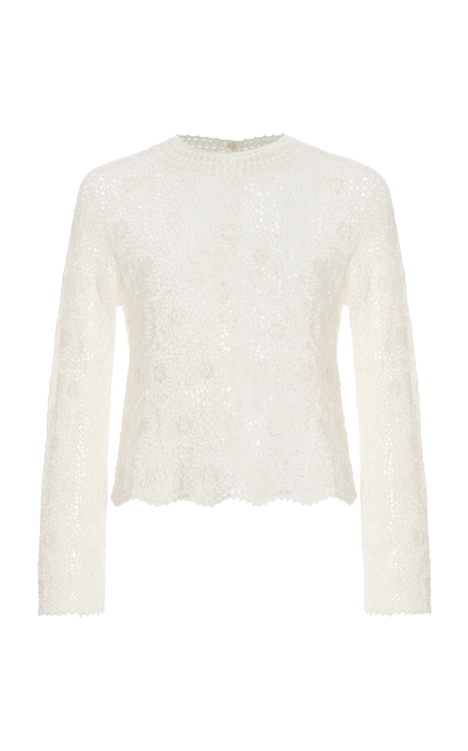 NILI LOTAN Gibson Crocheted Cotton Top - Women's Clothing