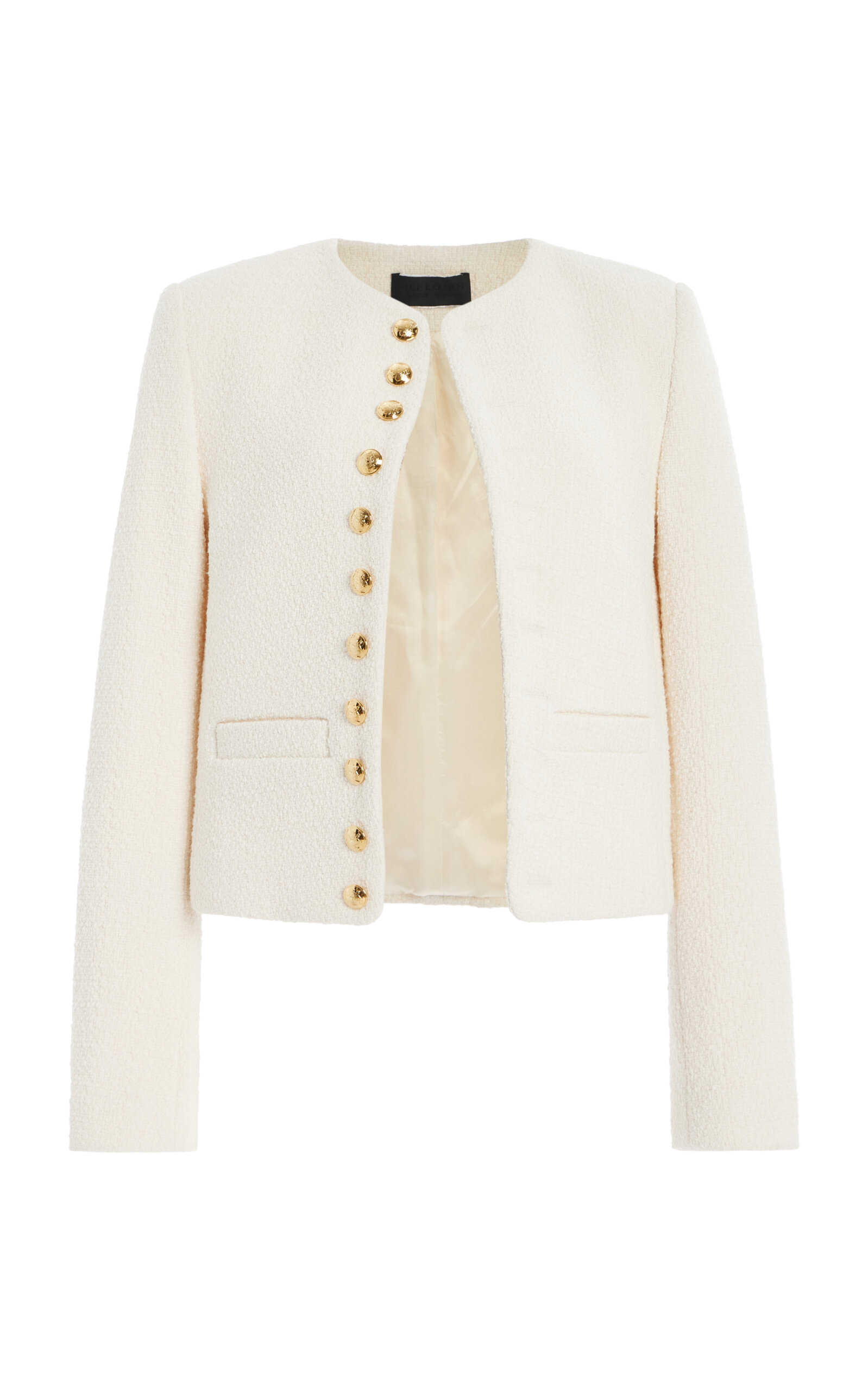 NILI LOTAN PATTIE BUTTONED BOUCLÉ JACKET