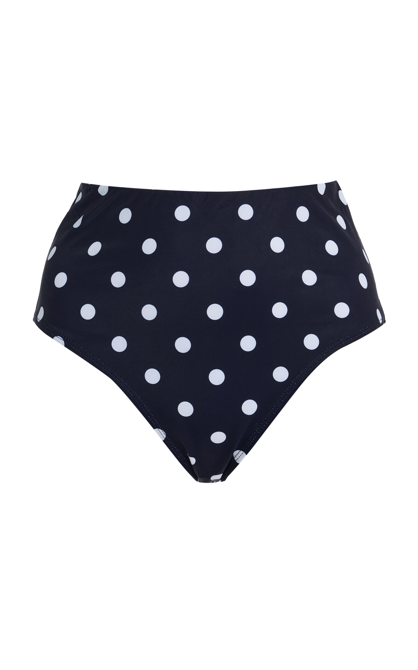 SEA PAULINA HIGH-RISE POLKA-DOT BIKINI BOTTOM