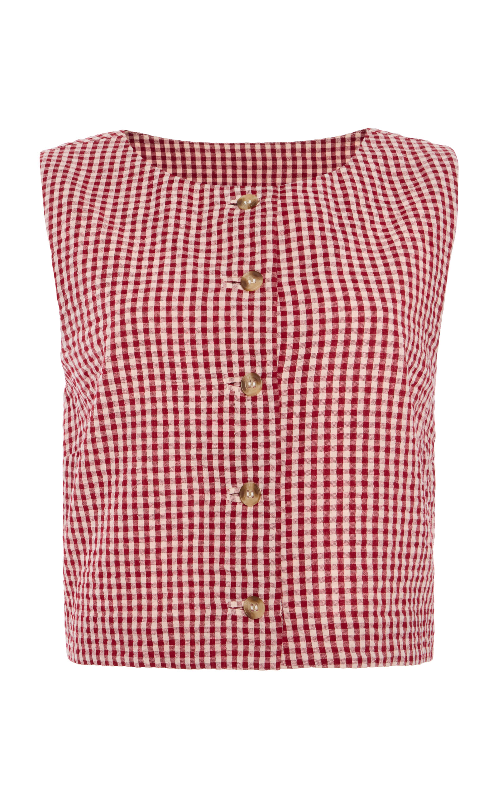 Posse Rio Cropped Cotton Vest