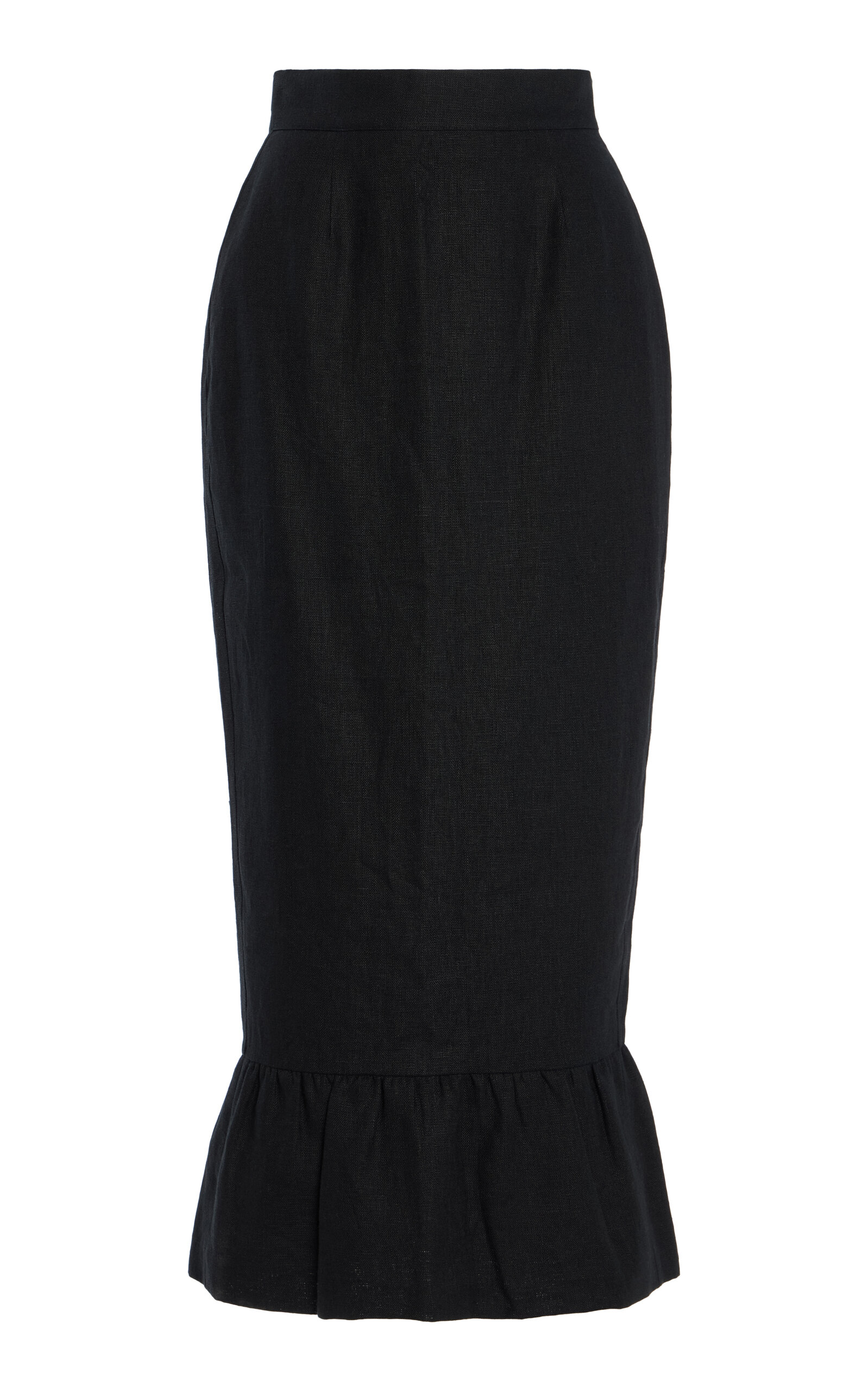 Posse Matilda Linen Column Maxi Skirt