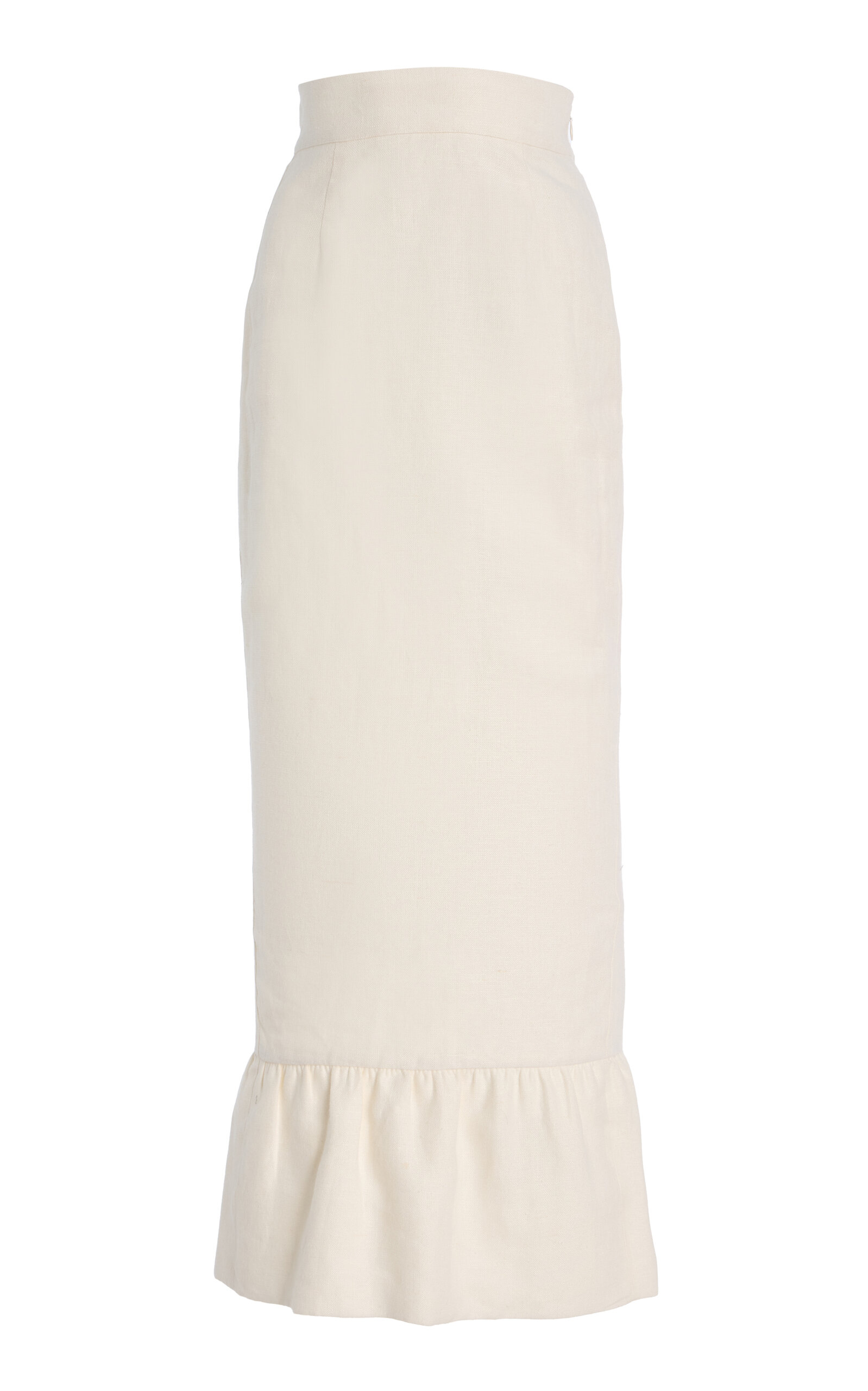 Posse Matilda Linen Column Maxi Skirt