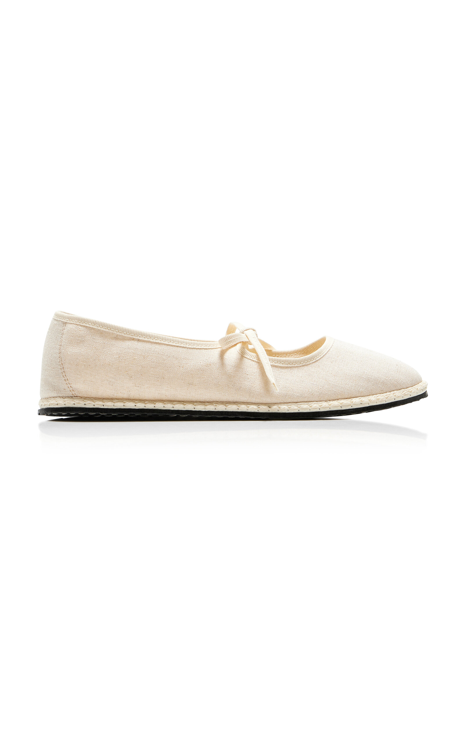 Vibi Venezia Exclusive Brigitte Linen Mary Jane Flats