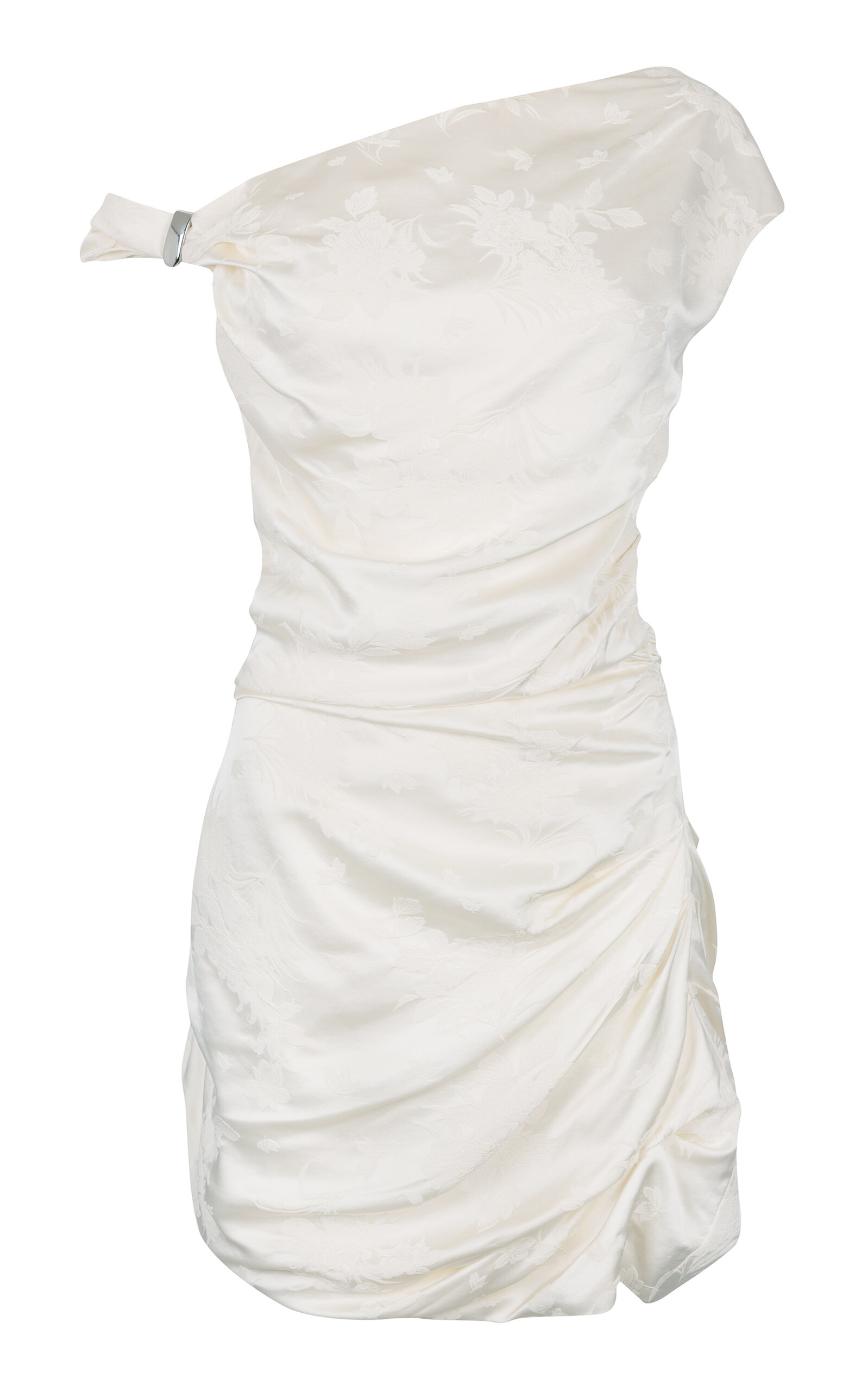 Paris Georgia Claw Remmy Floral Jacquard Mini Dress - White