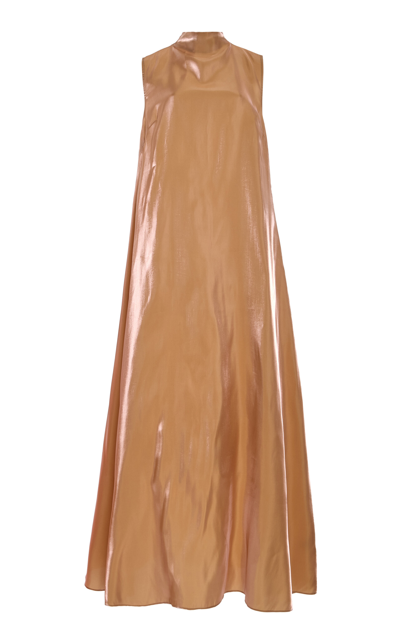 staud araya dress rose gold STAUD