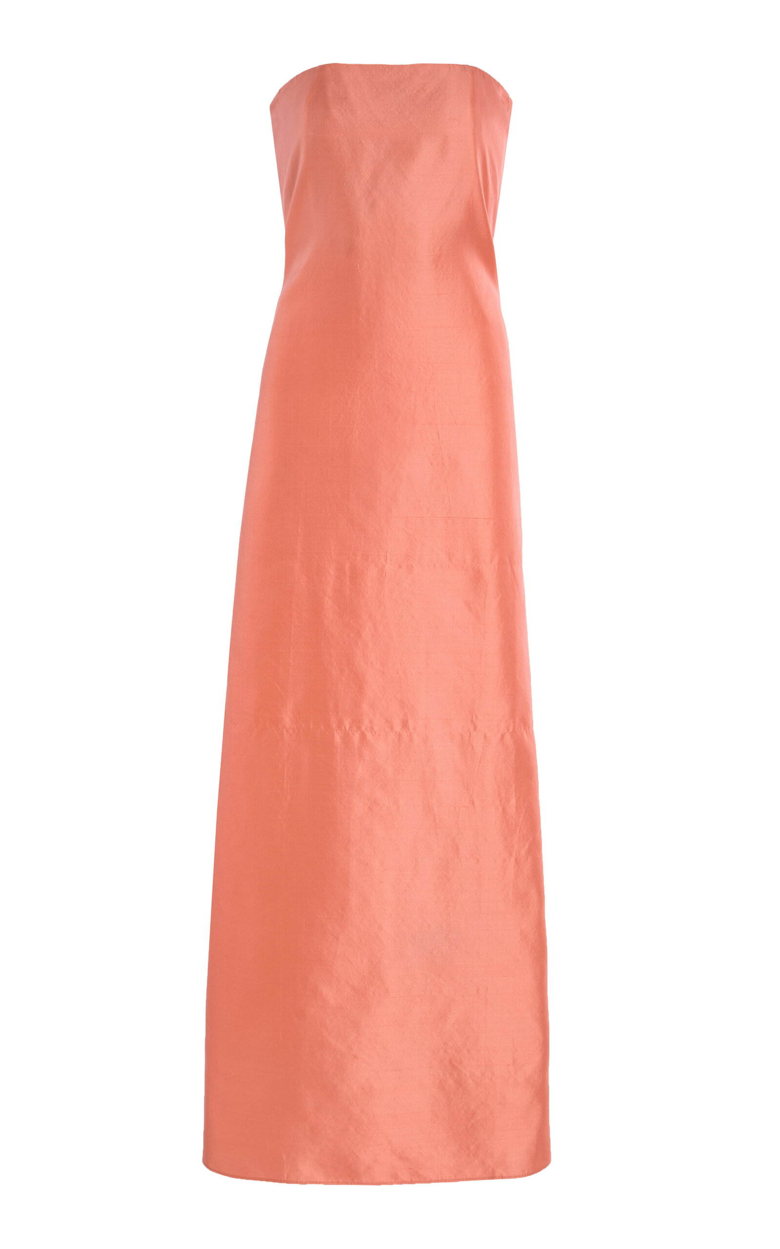 STAUD Tullio Silk Gown - Pink