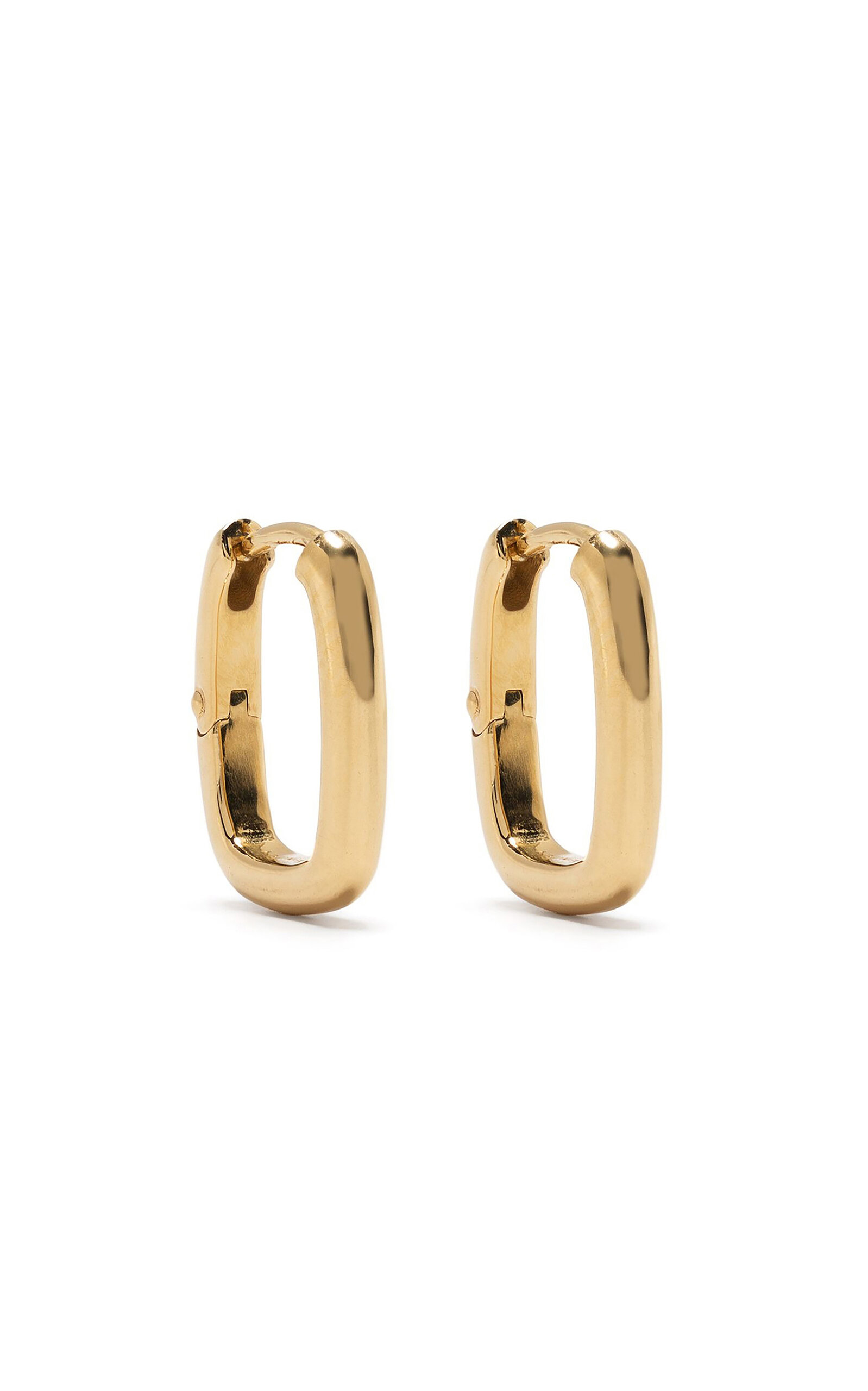 Ivi Small Toy Gold-plated Hoop Earrings In Gold