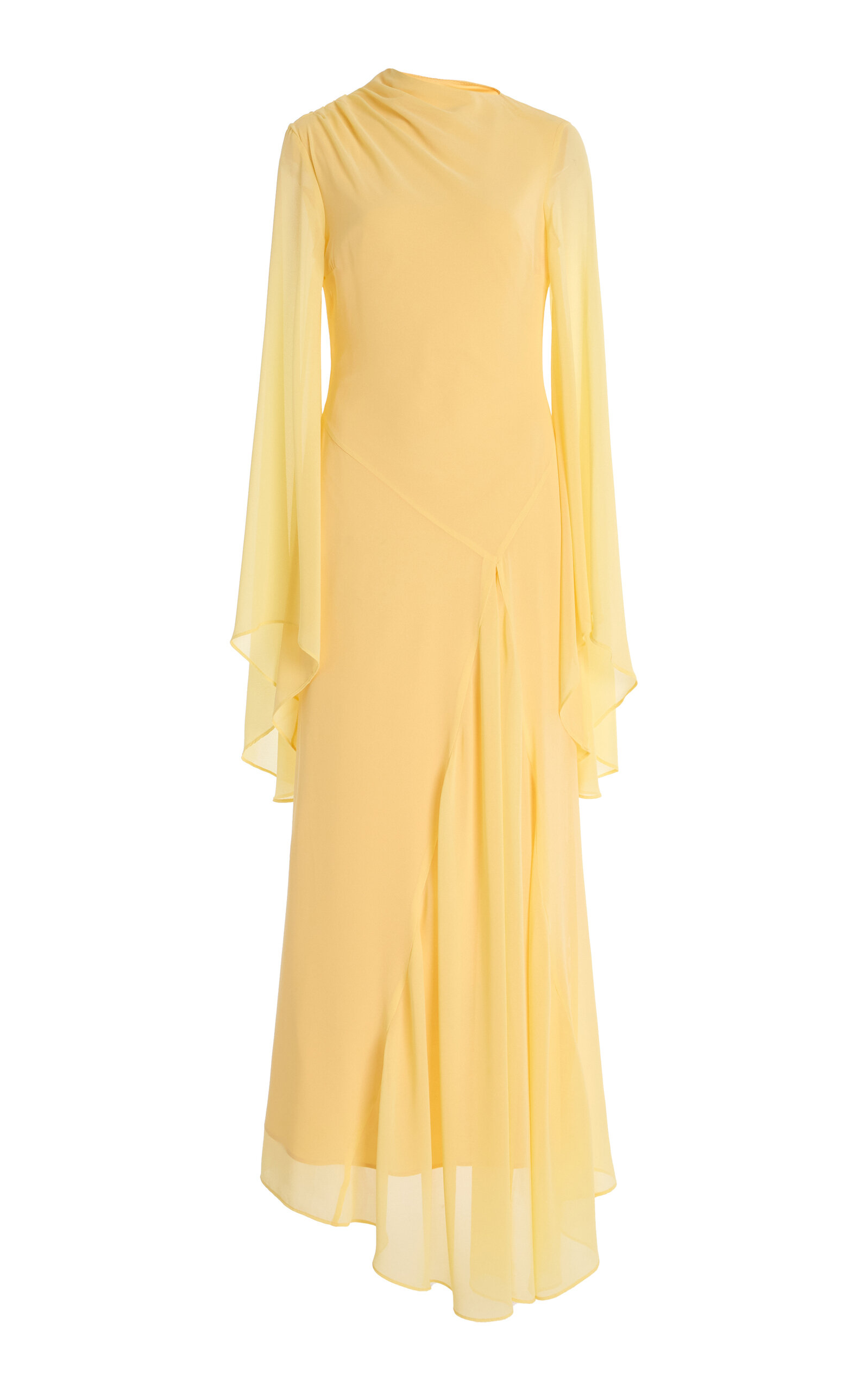 De La Vali Exclusive Hausos Chiffon Maxi Dress - Moda Operandi