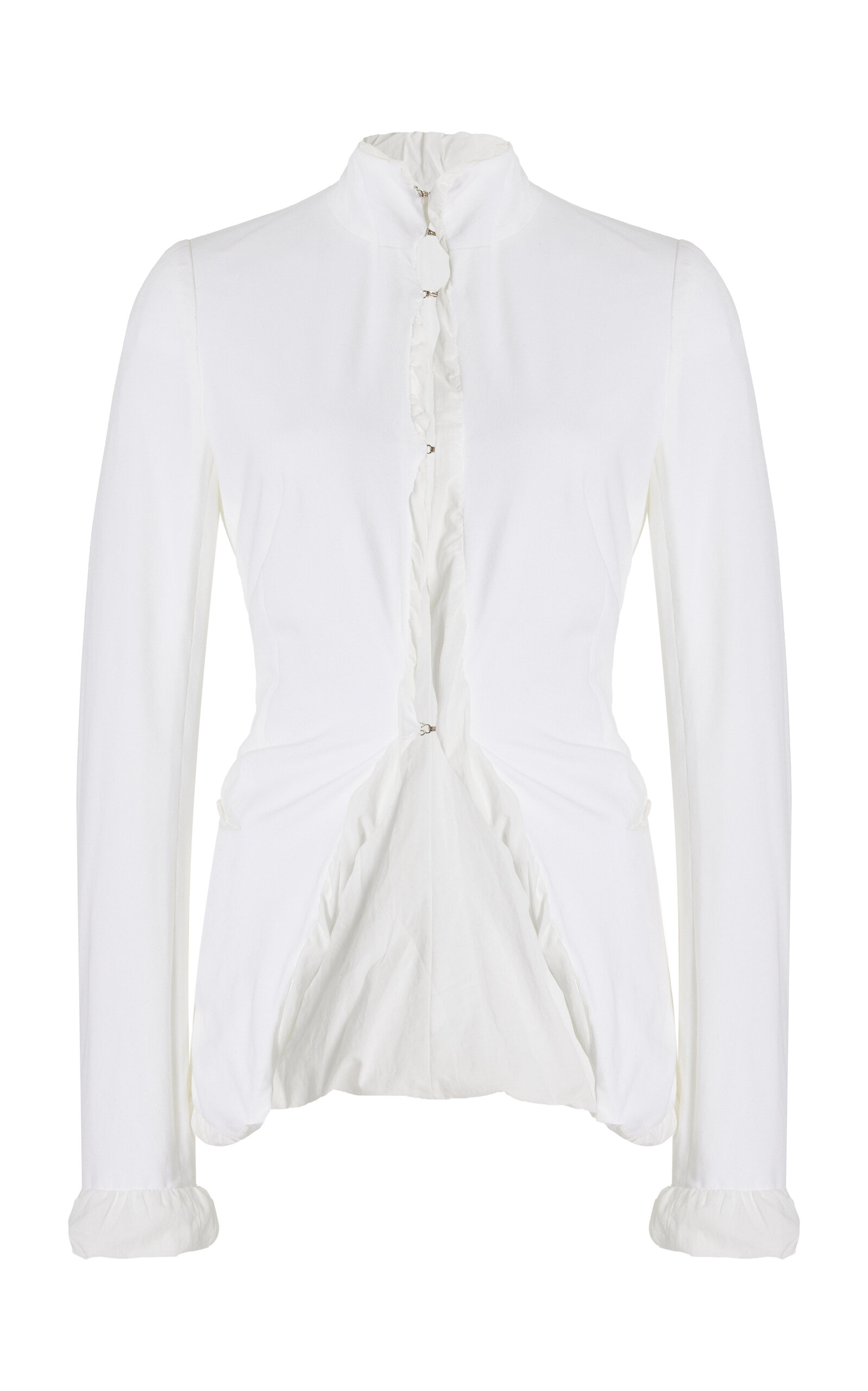 COLLEEN ALLEN Shrunken Cotton-Jersey Jacket - Women's Clothing