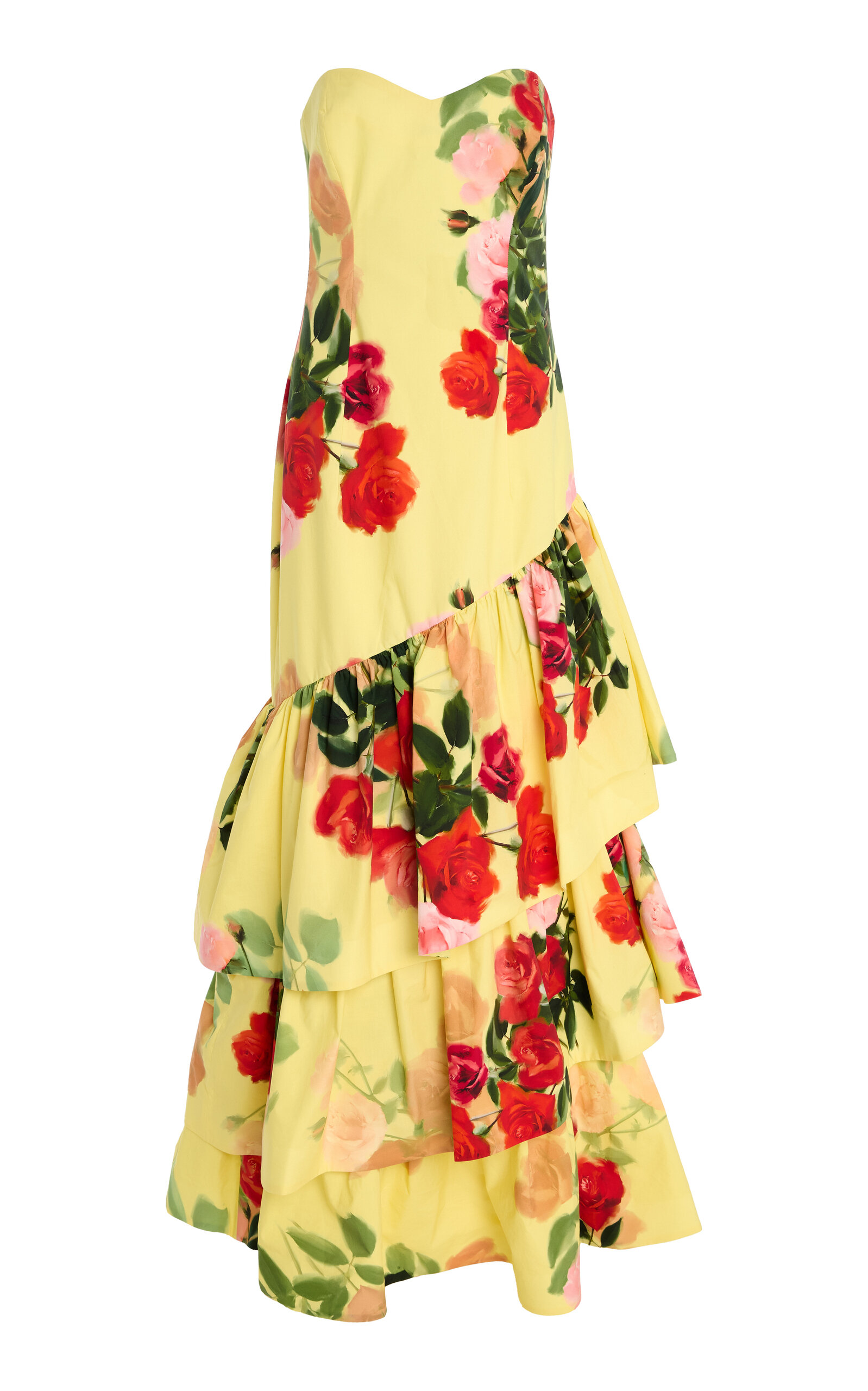 Cara Cara Willa Floral-print Cotton Maxi Dress In Floral