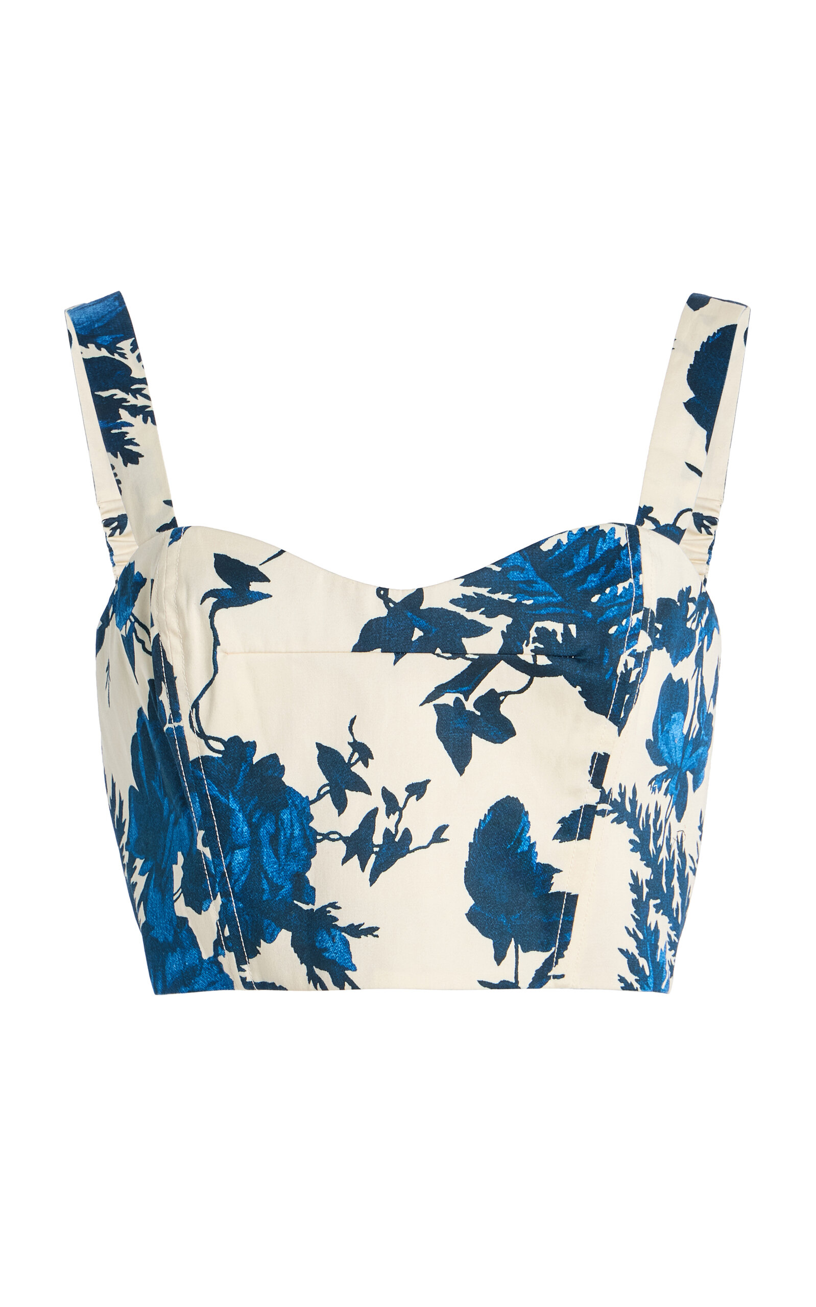 Opal Rosehip-Printed Cotton Top