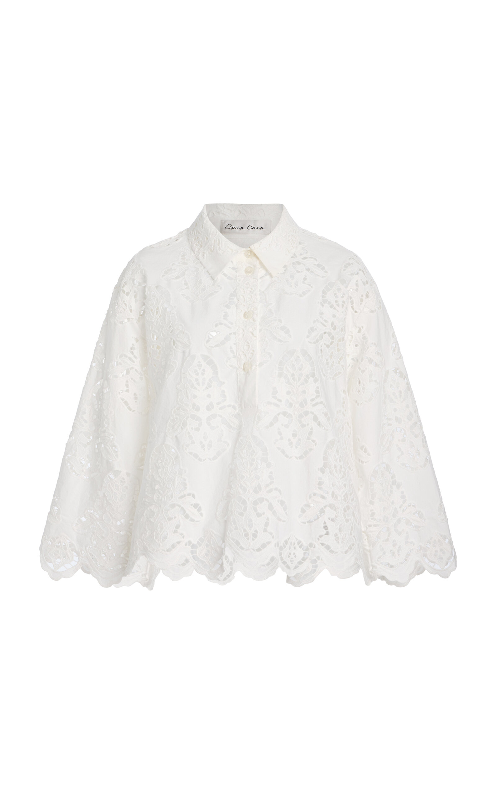 Cara Cara Erica Broderie-anglaise Cotton Shirt