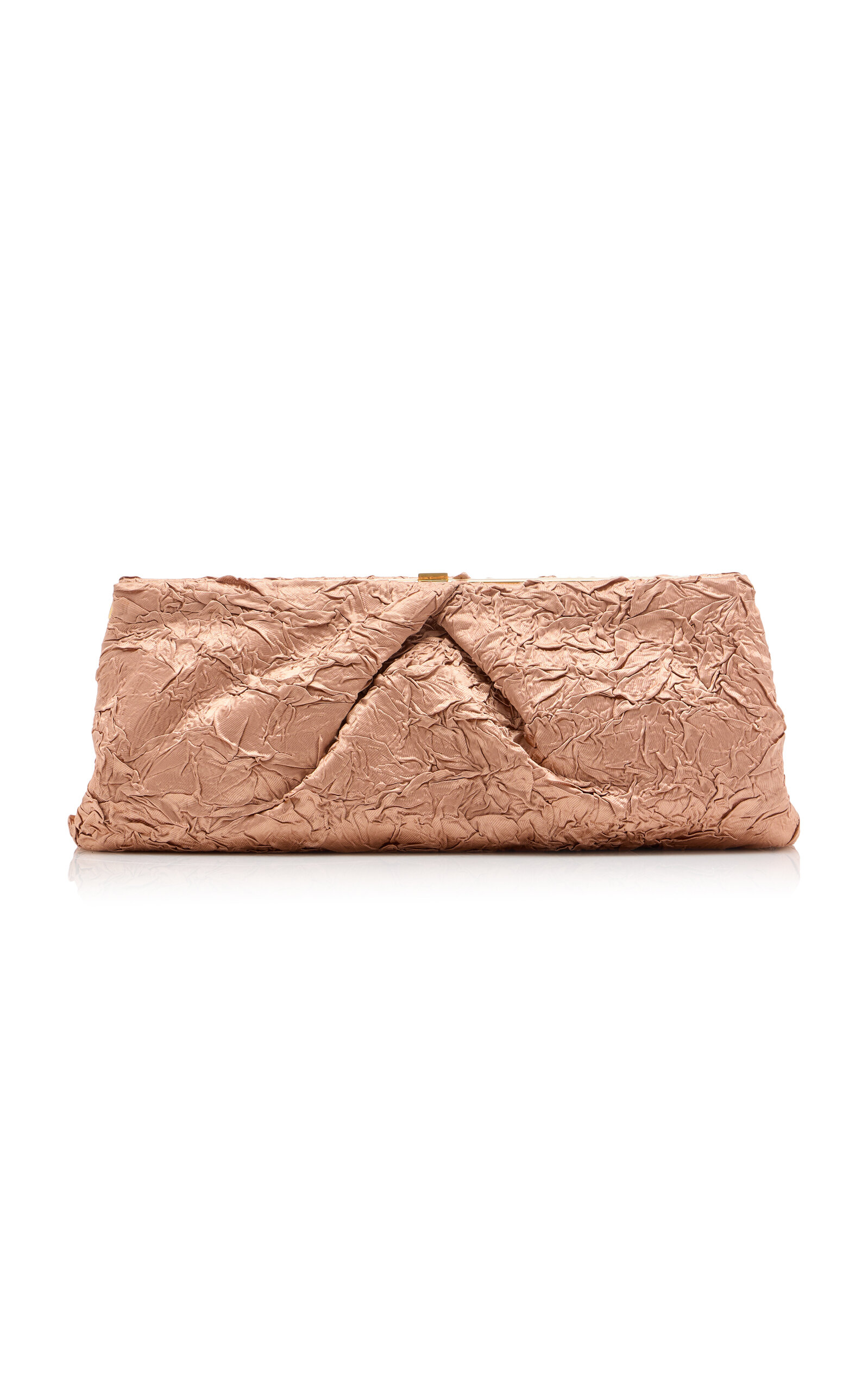 Dries Van Noten Crushed Plissé Clutch - Pink - OS