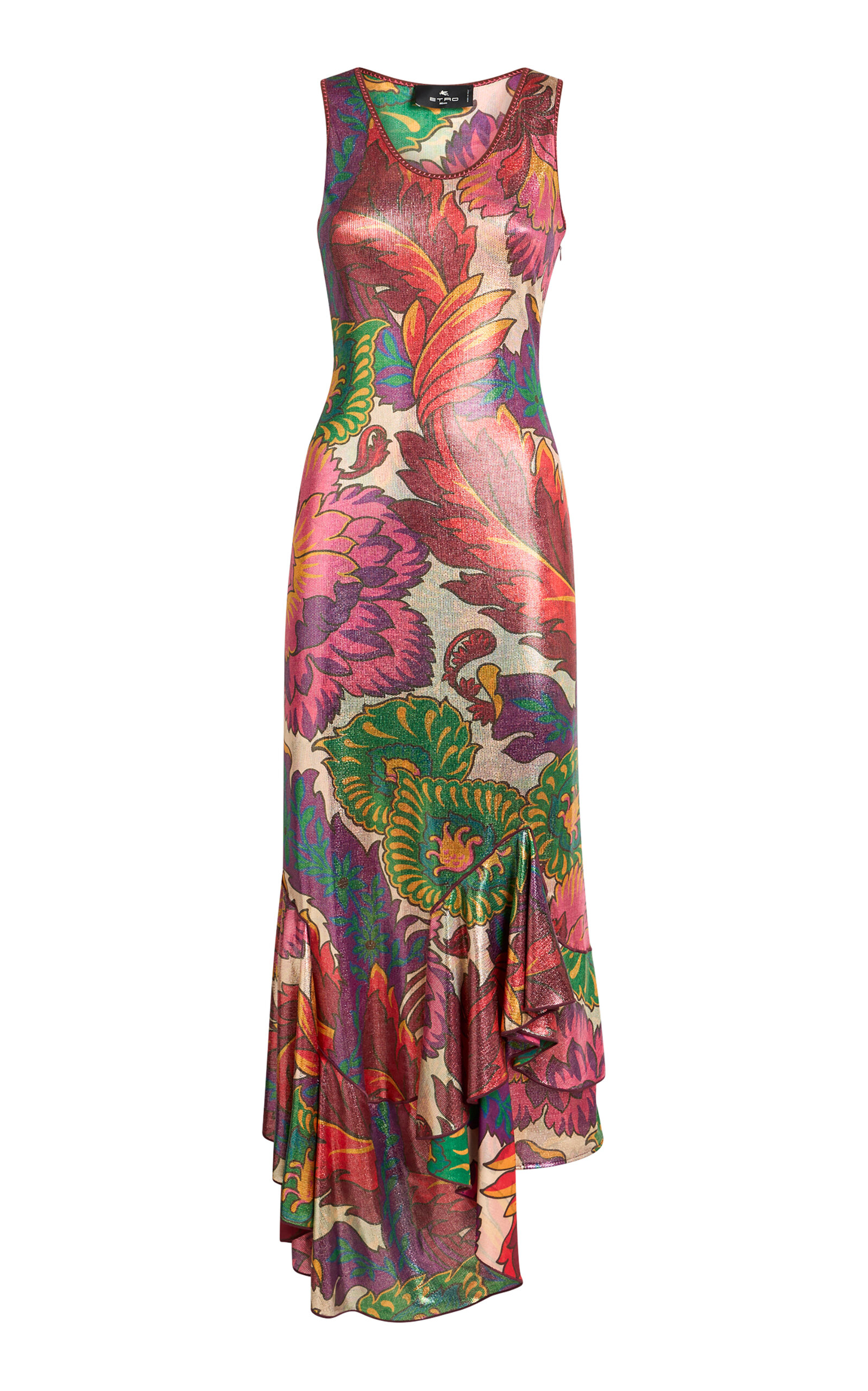 Etro Lurex Jersey Maxi Dress - Multi