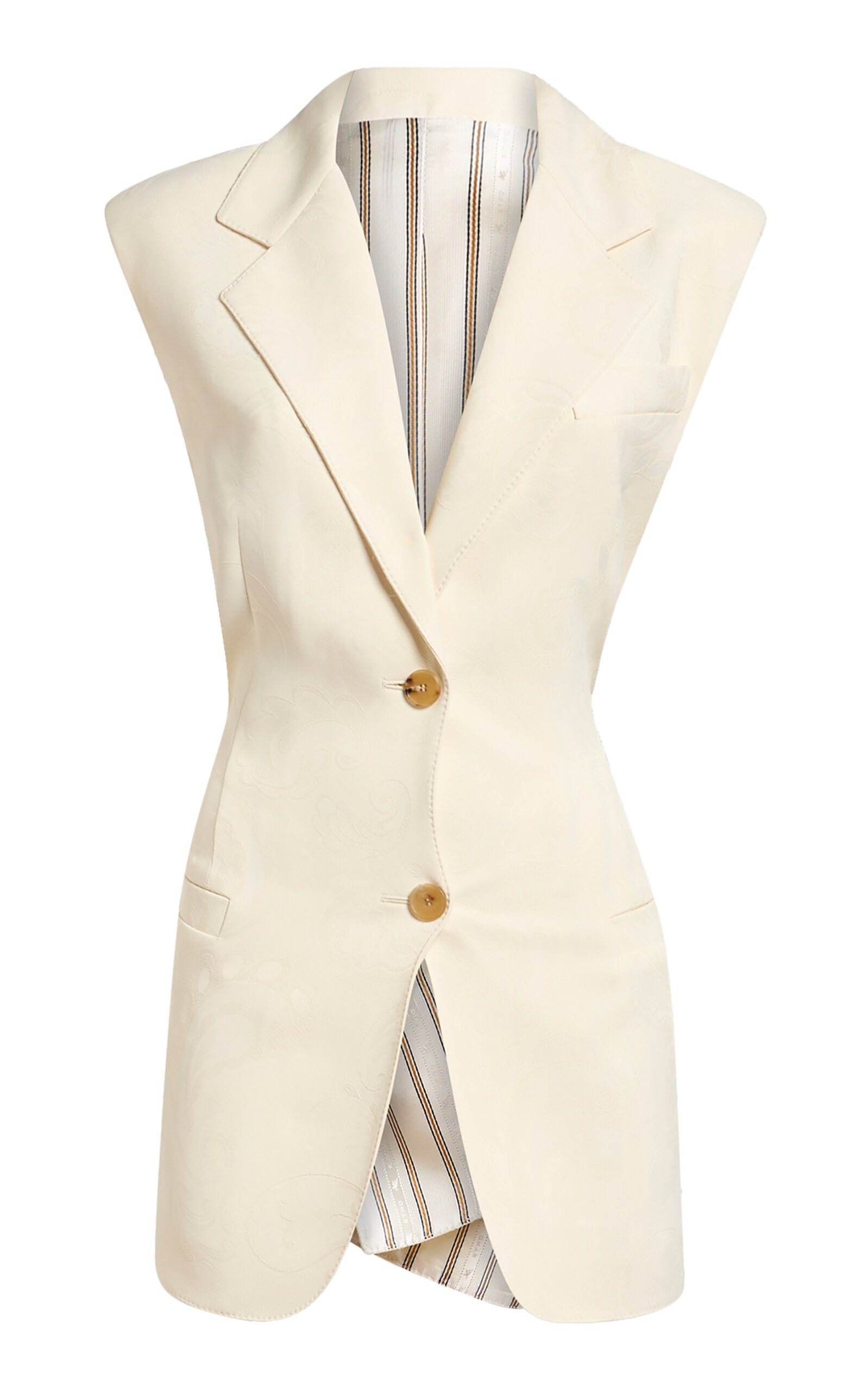 Etro Crepe Vest - Off-White