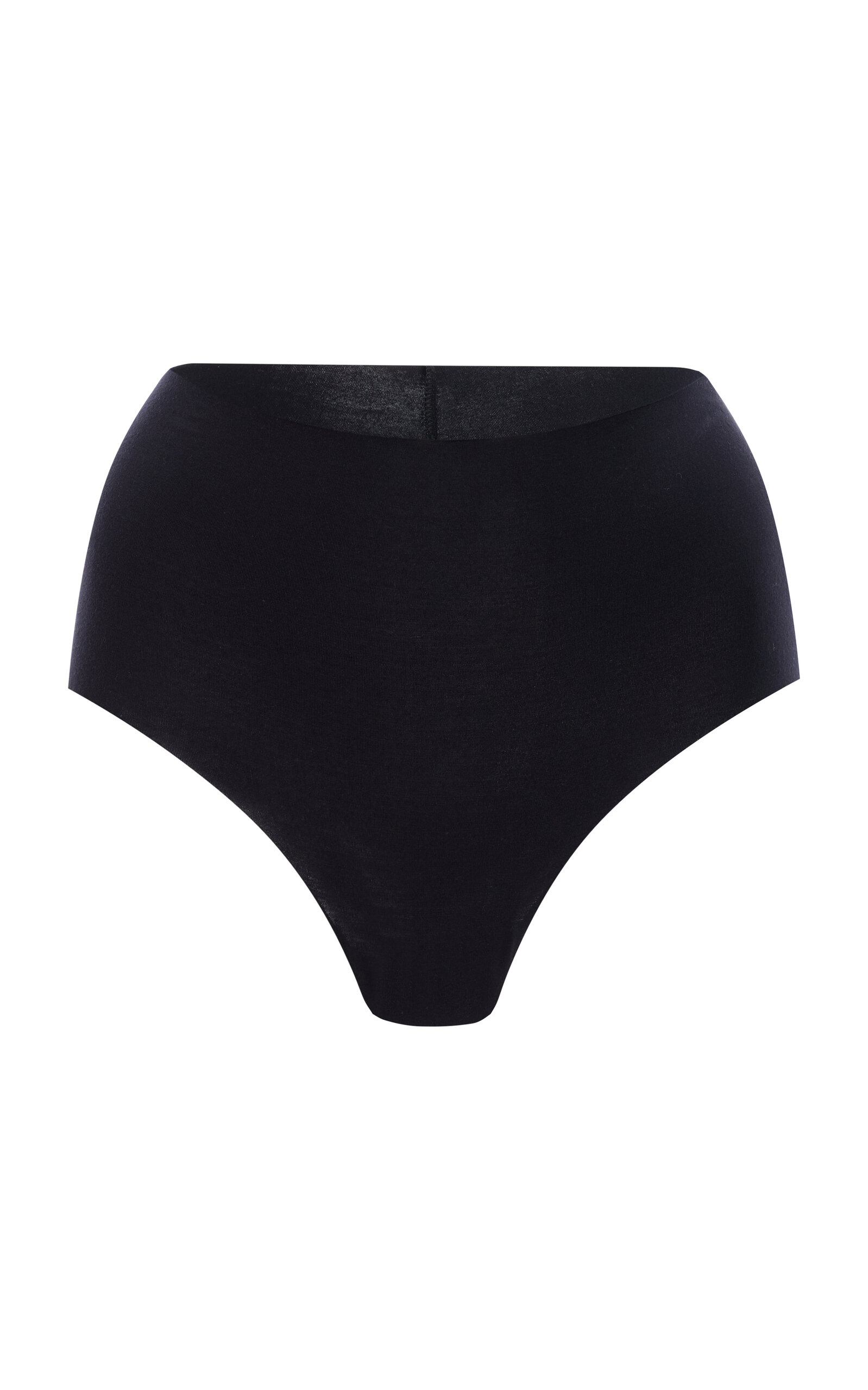Éterne High-waisted Modal-lycra Brief In Black
