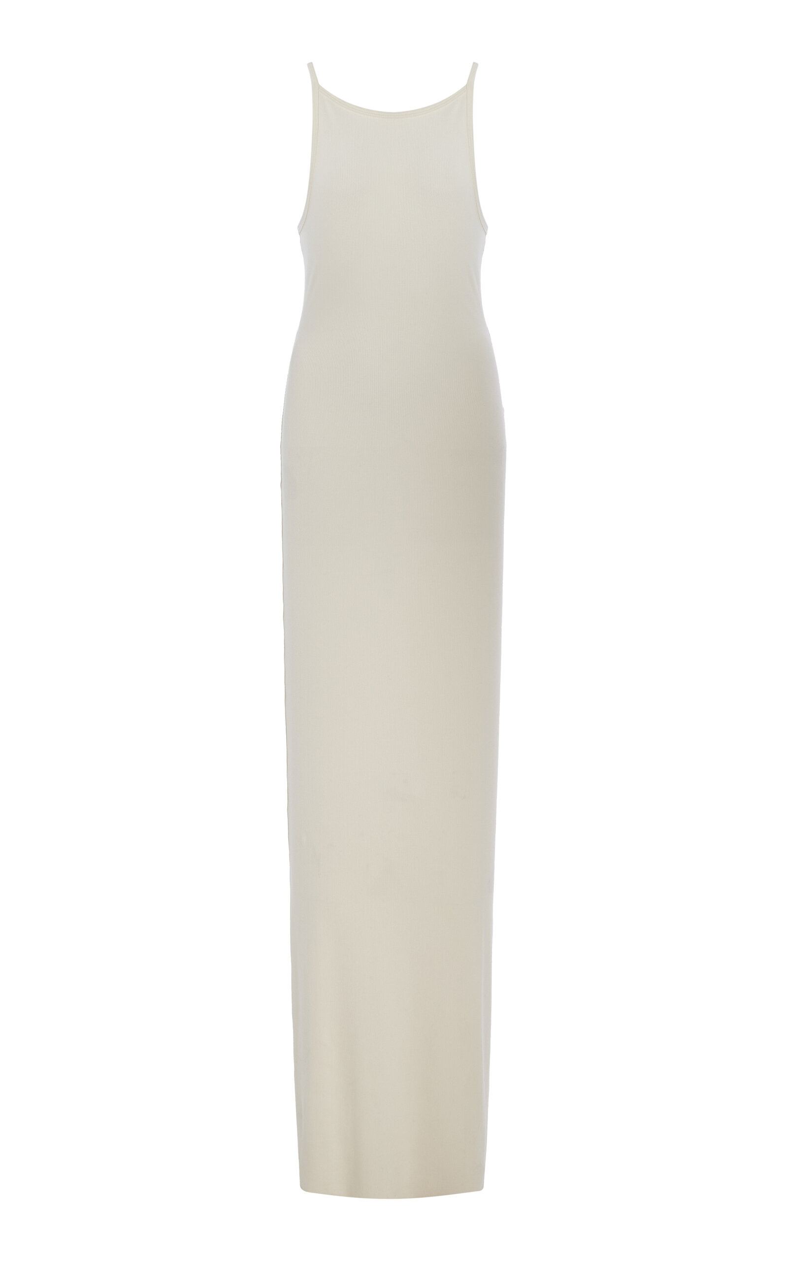 Éterne Iris Stretch Cotton-modal Maxi Dress In Ivory