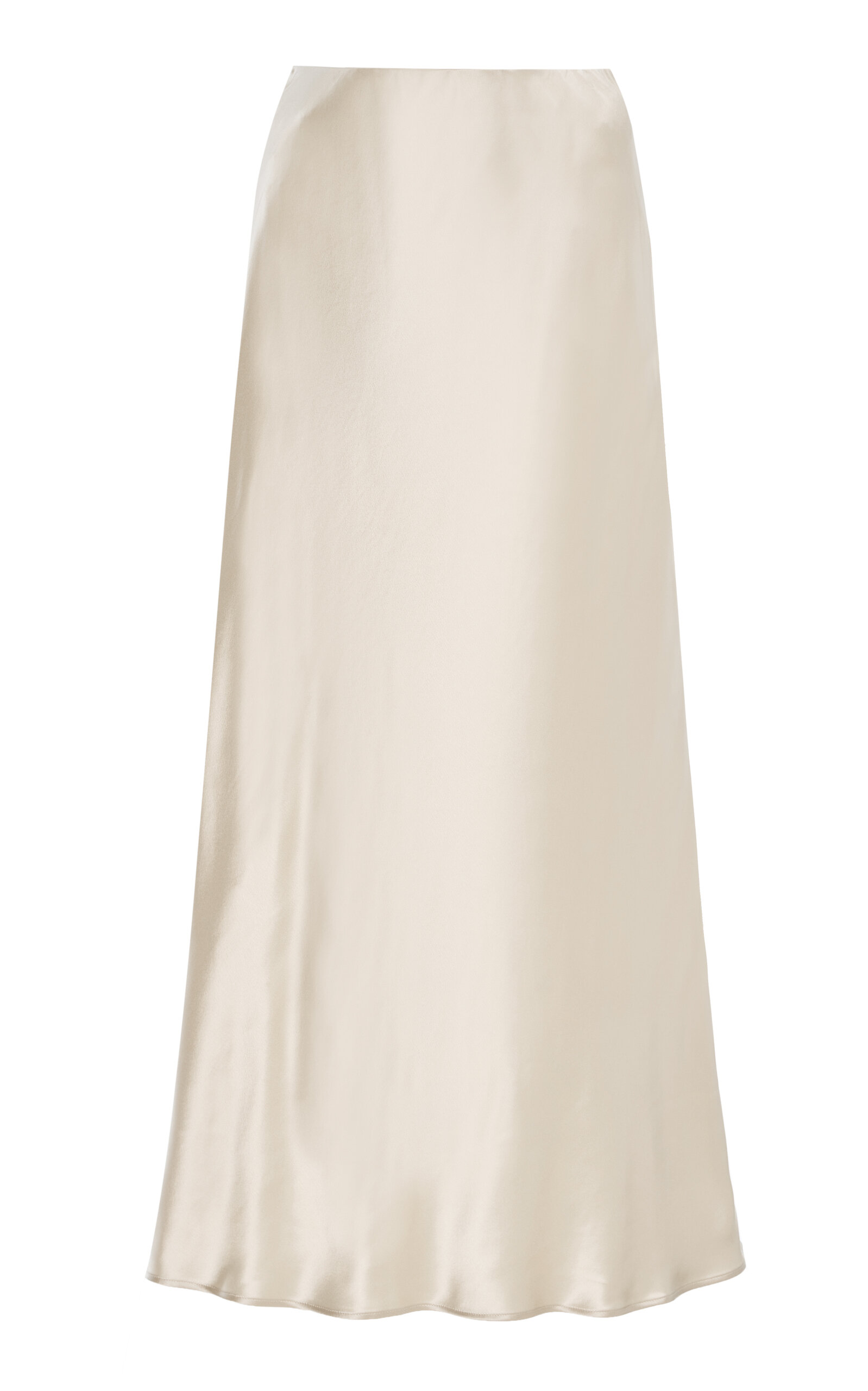 By Malene Birger Exclusive Barbara Satin Maxi Skirt In Ivory