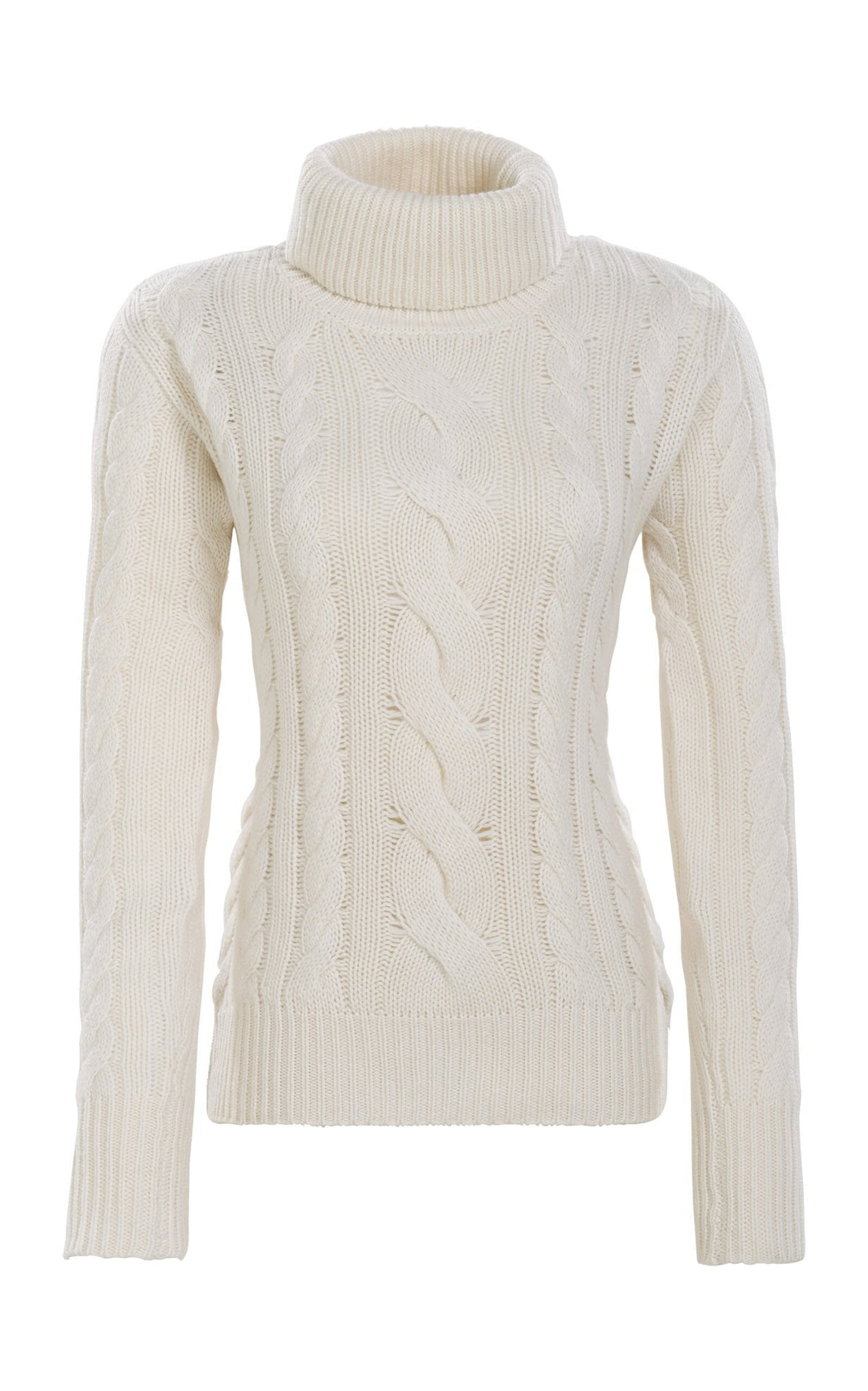 Alps & Meters Cable 8 Knit Wool Sweater