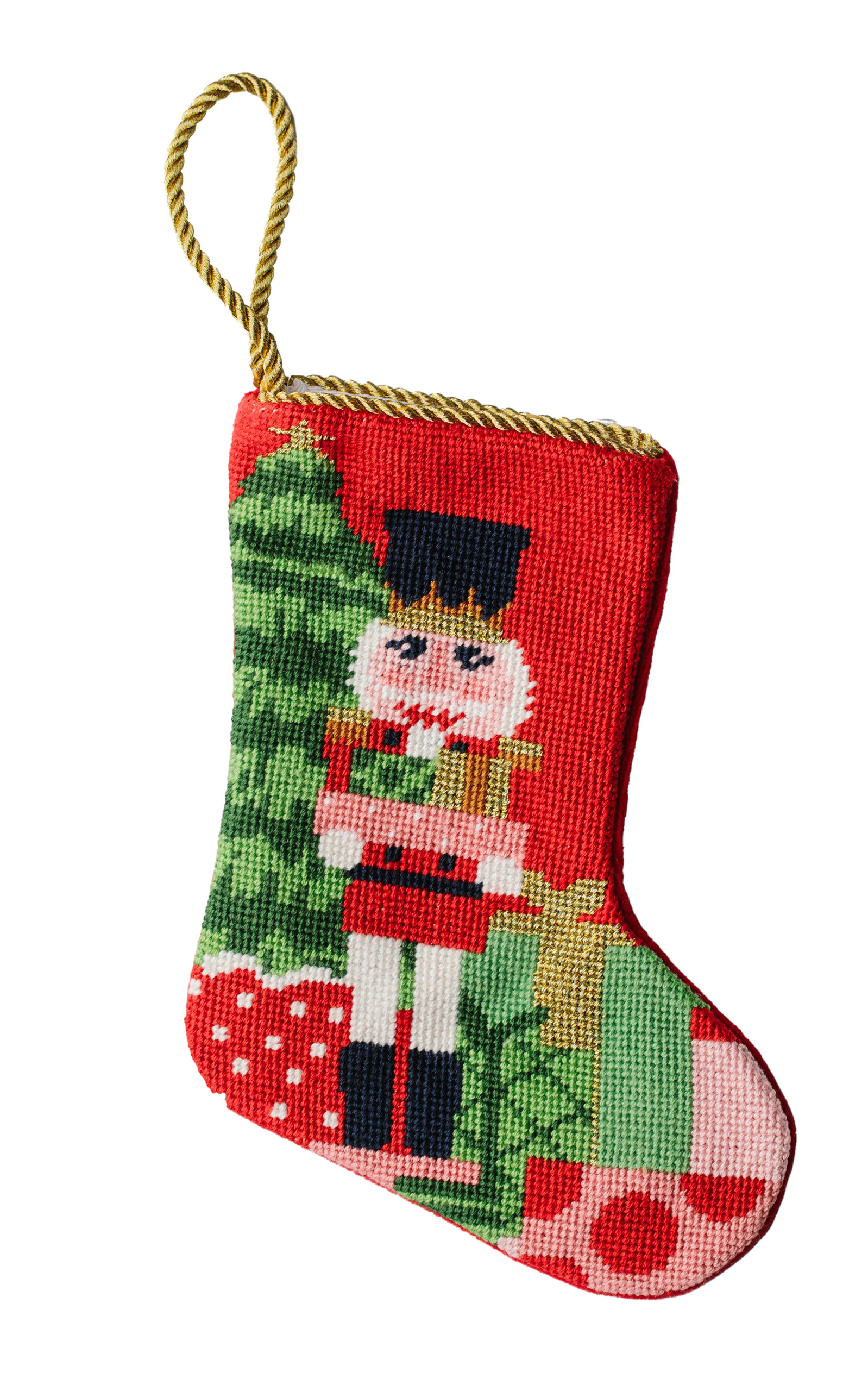 Bauble Stockings Set-of-Two Classic Nutcracker Stockings - Red