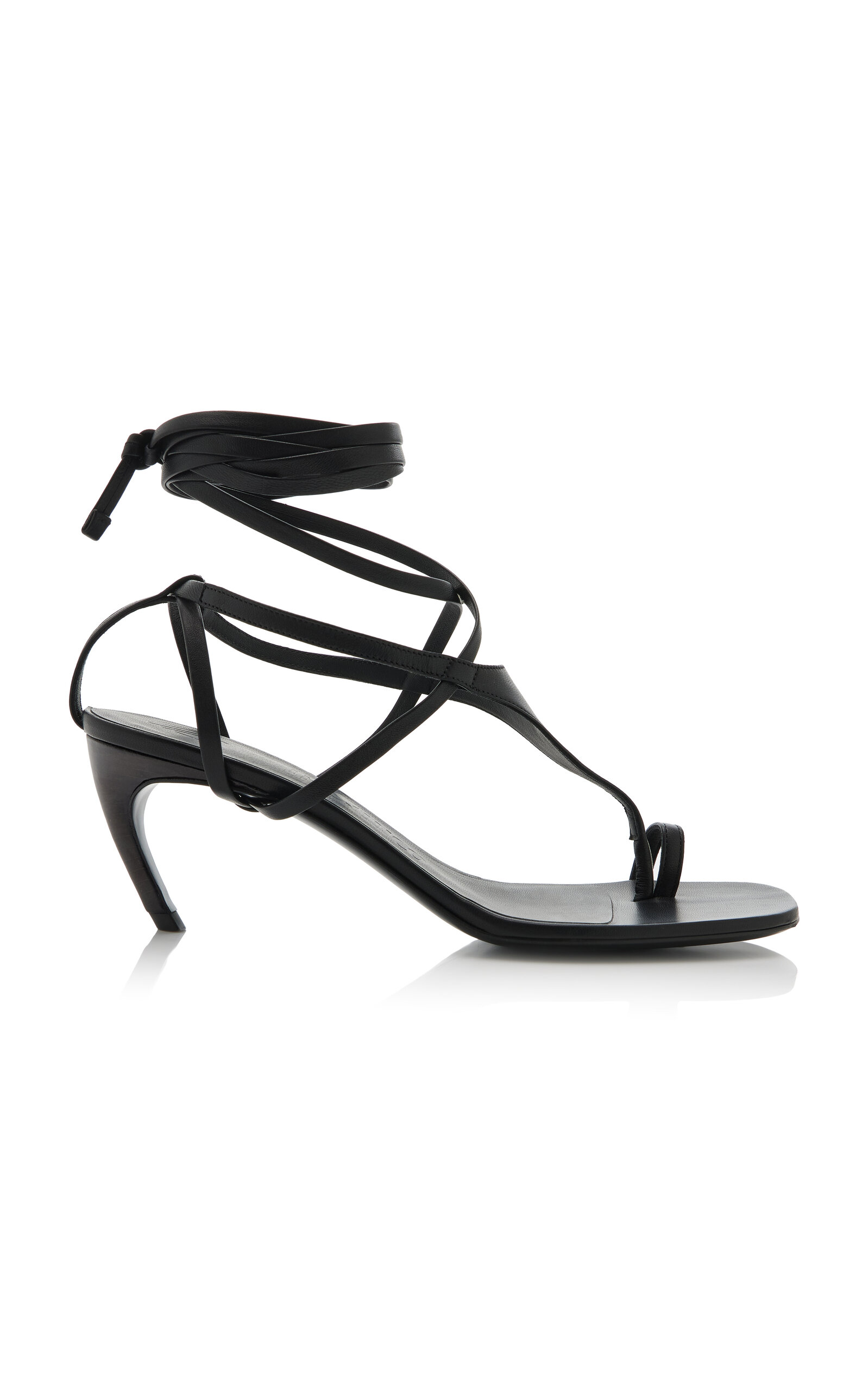 The Attico Nova Leather Thong Sandals - Women's Shoes