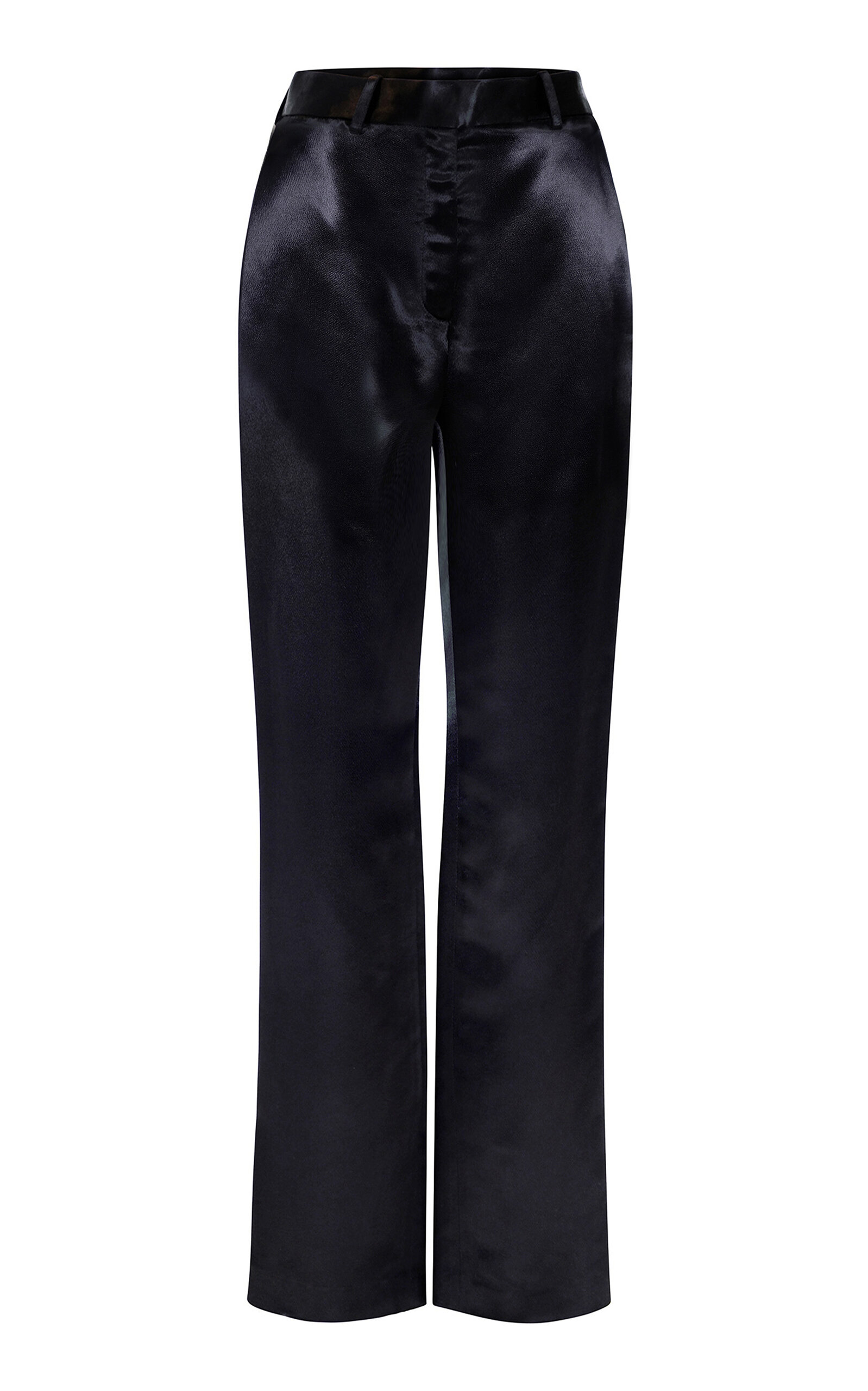 KALLMEYER Charlie Wet-Look Straight-Leg Pants - Black