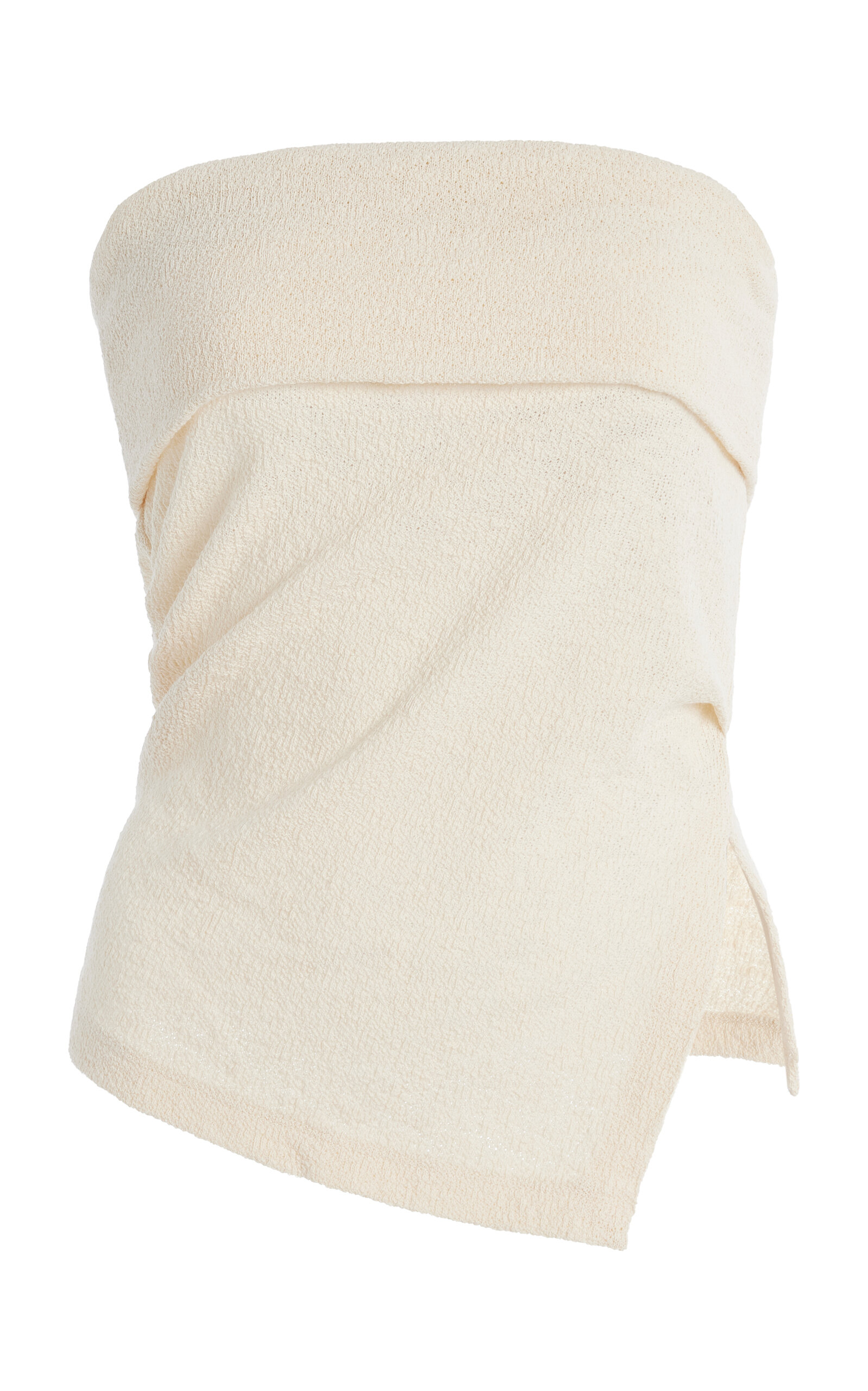 CLOSED Knit Cotton Bandeau Top - Neutral - XS - Men's Clothing