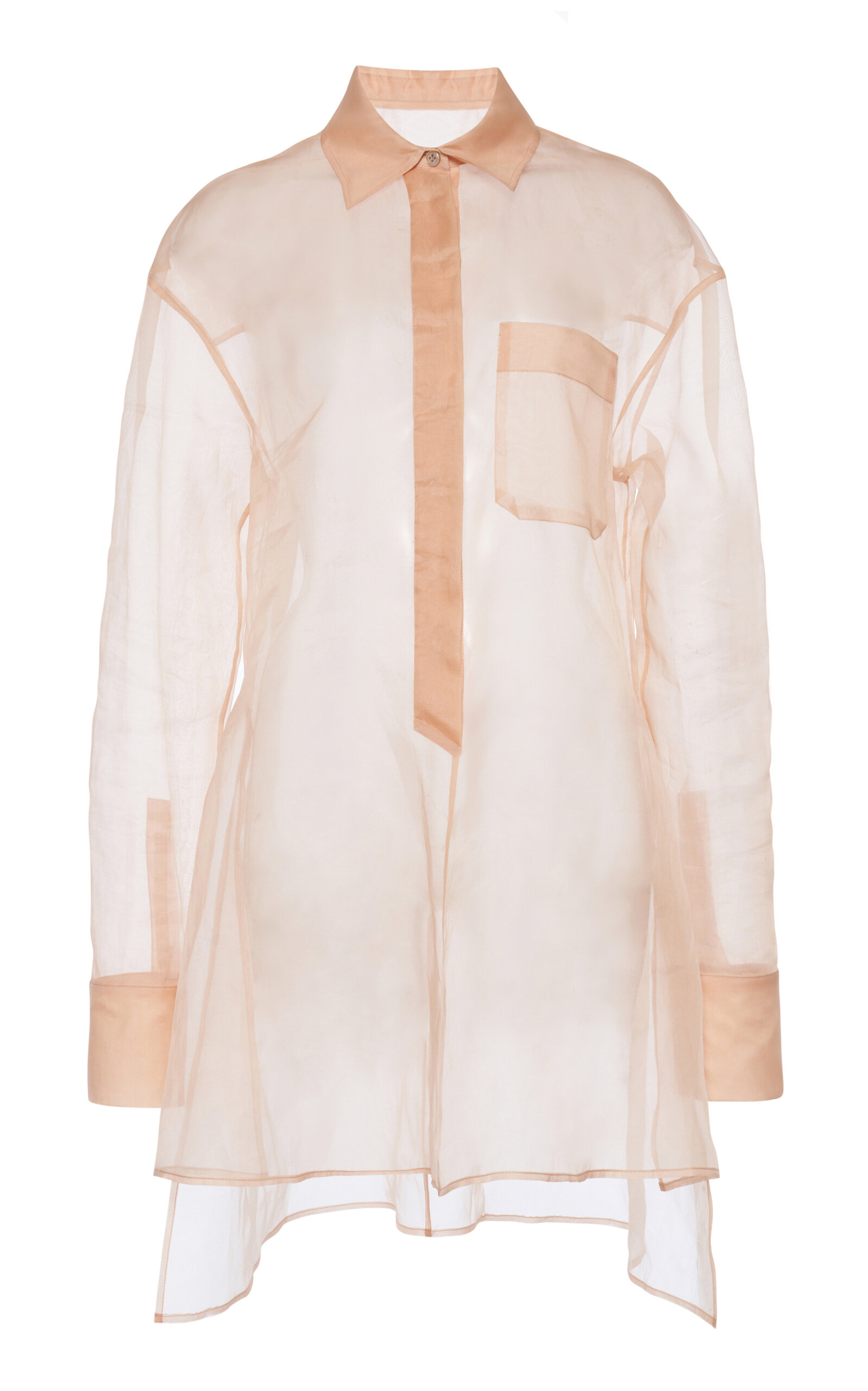 Sheer Silk-Organza Shirt